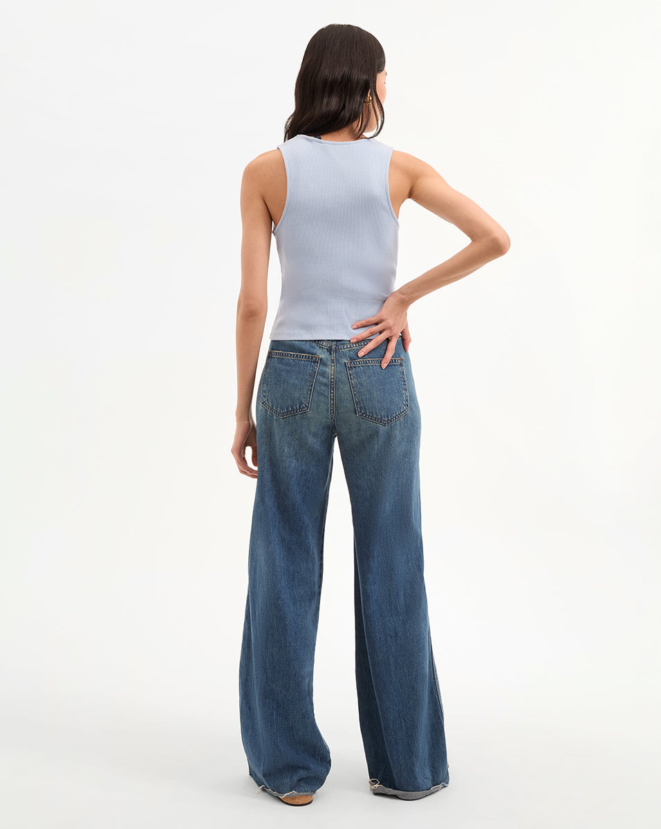 KASEY MID RISE WIDE LEG - 5