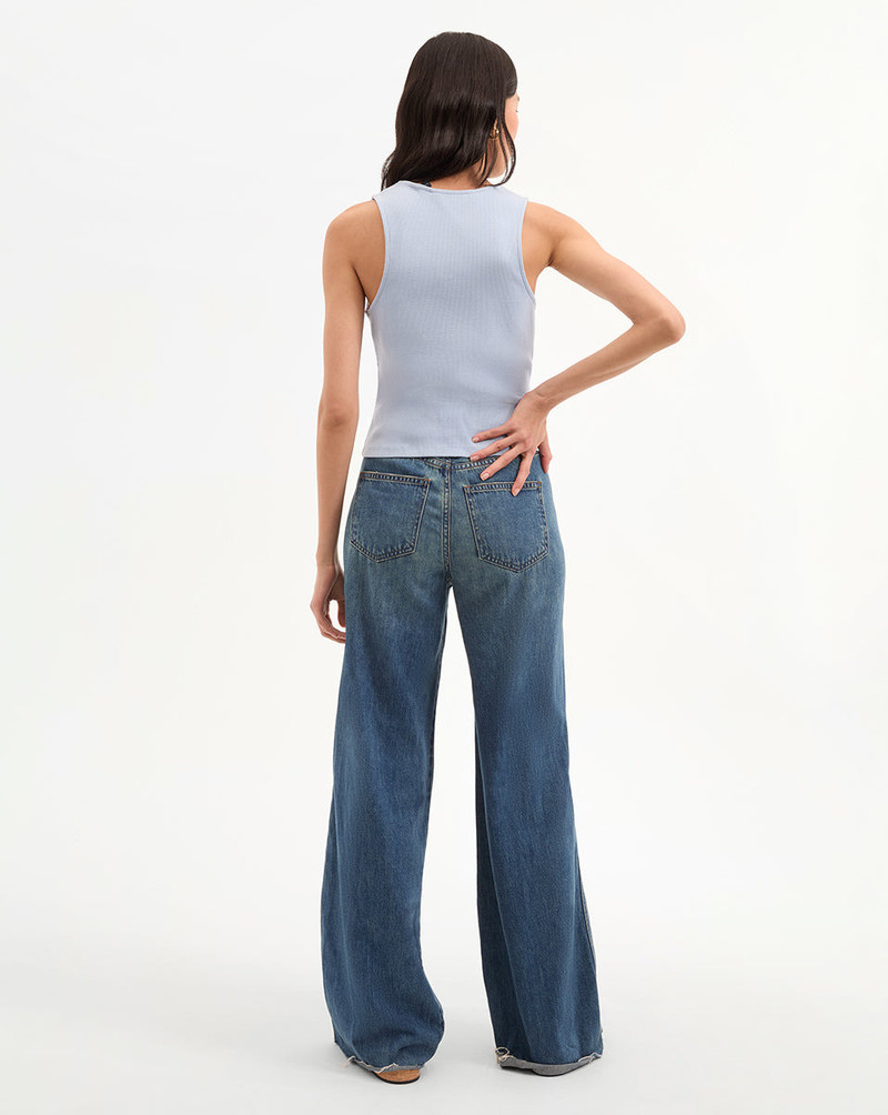 KASEY MID RISE WIDE LEG 5