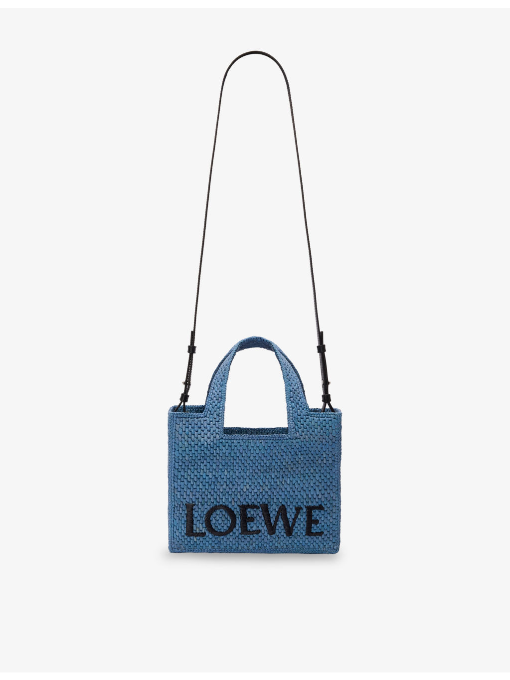 Loewe x Paula's Ibiza Font Small Woven Tote Bag - 3