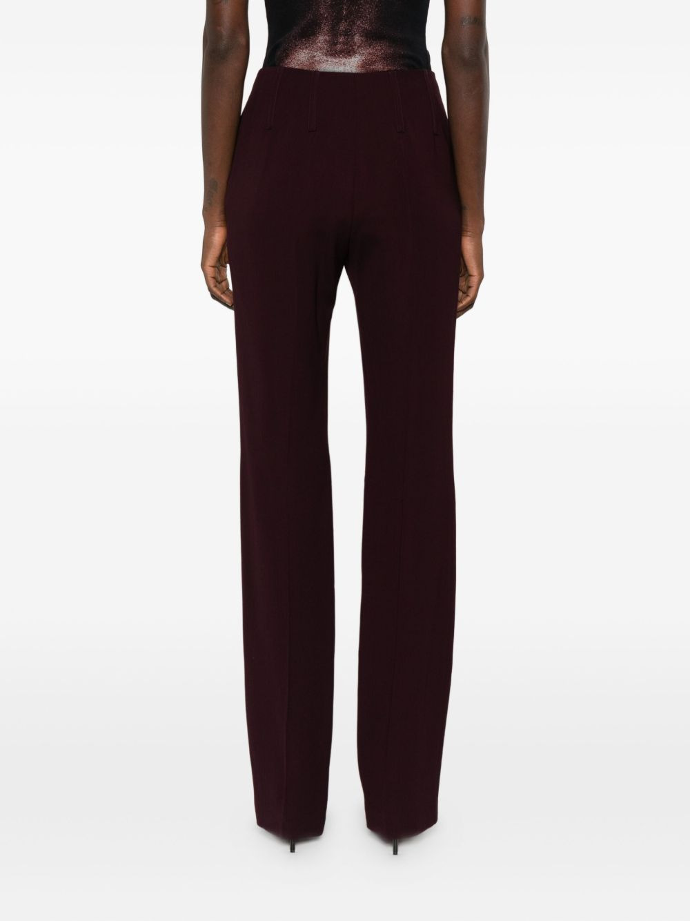 pleated wool trousers - 4