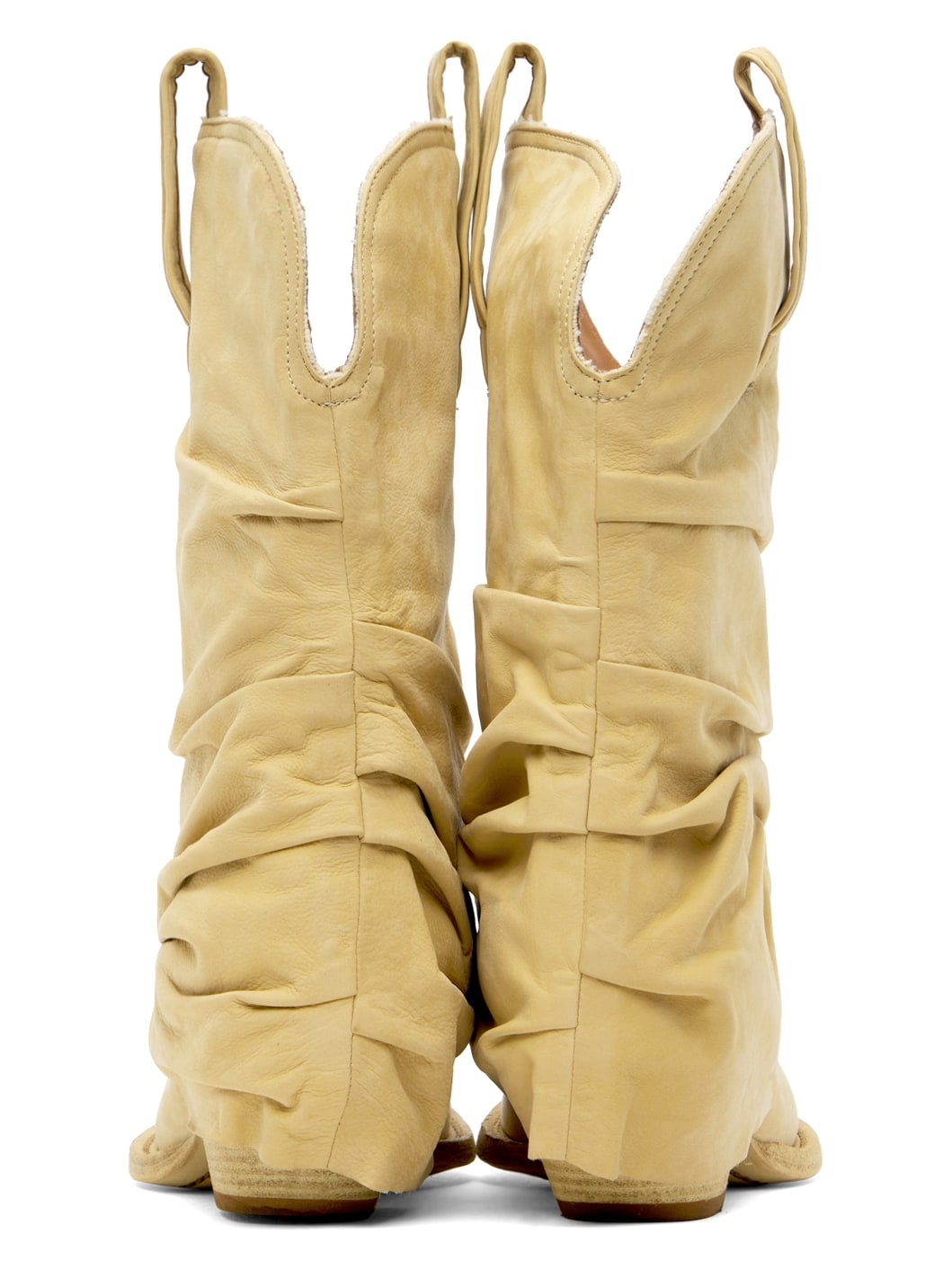 SSENSE Exclusive Beige Low Rider Cowboy Boots - 2