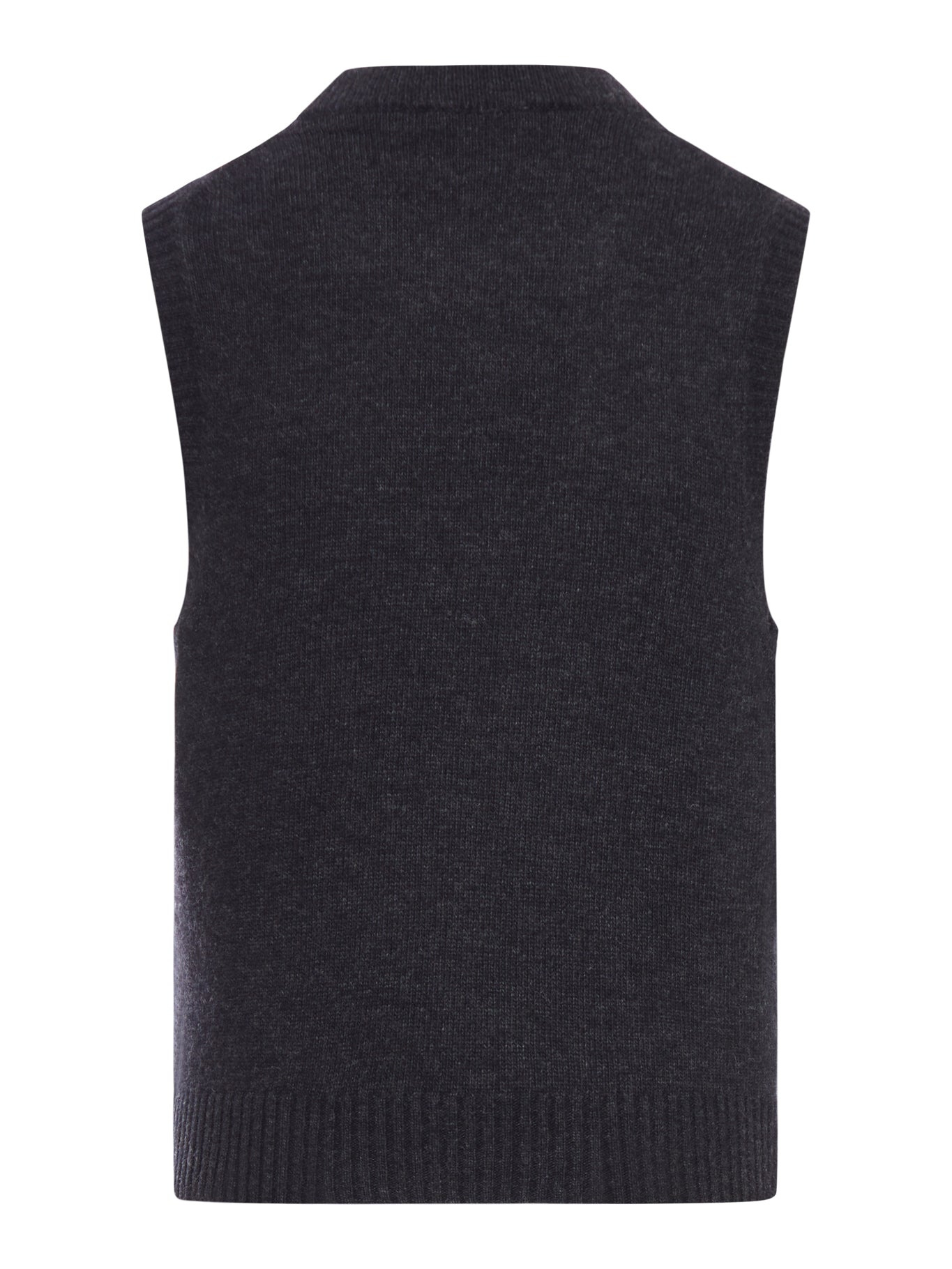 WOOL VEST WITH PRINT - 2