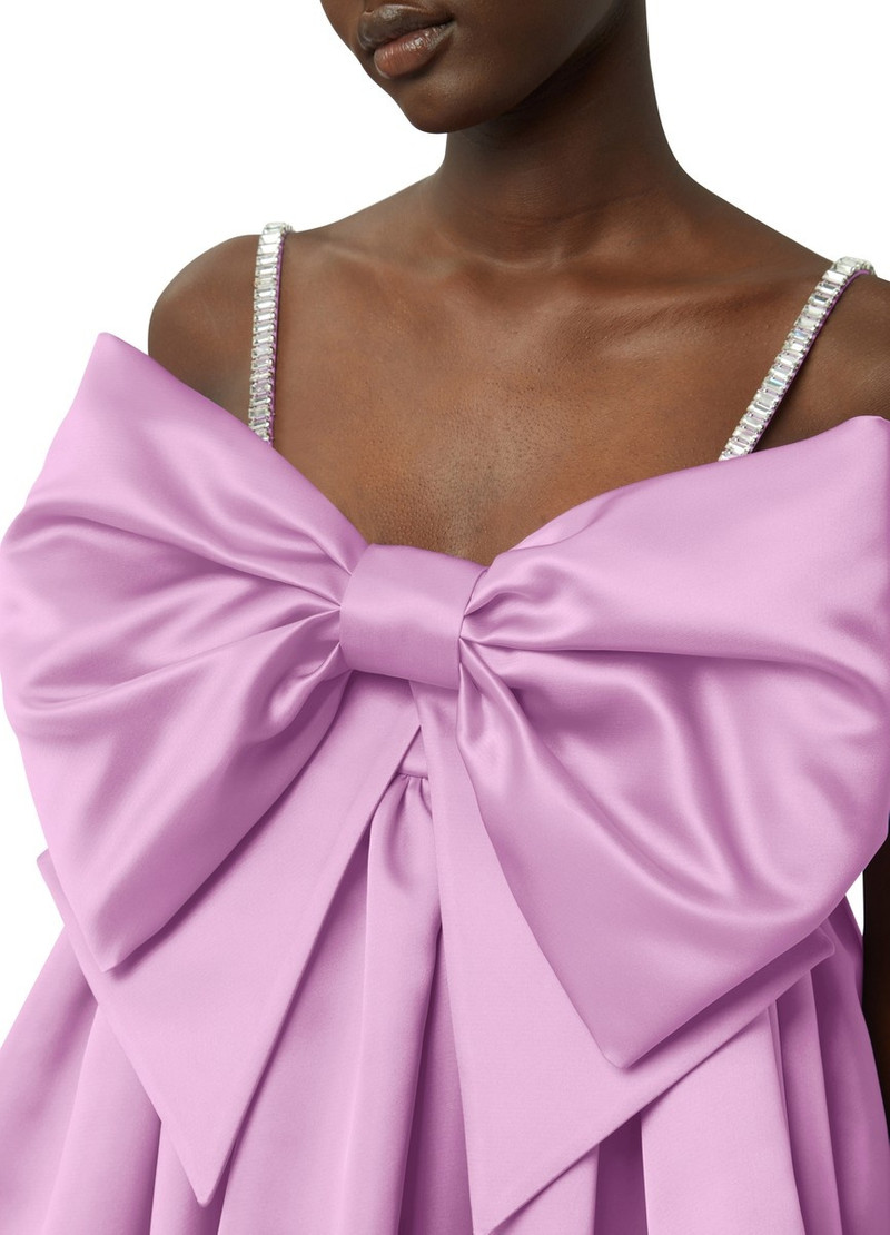 Bow front flared dress 3