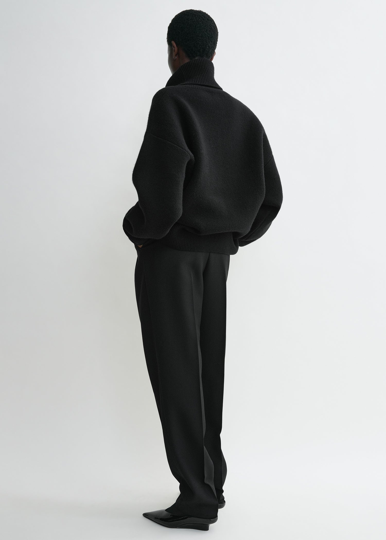 Double-knit turtleneck black - 4