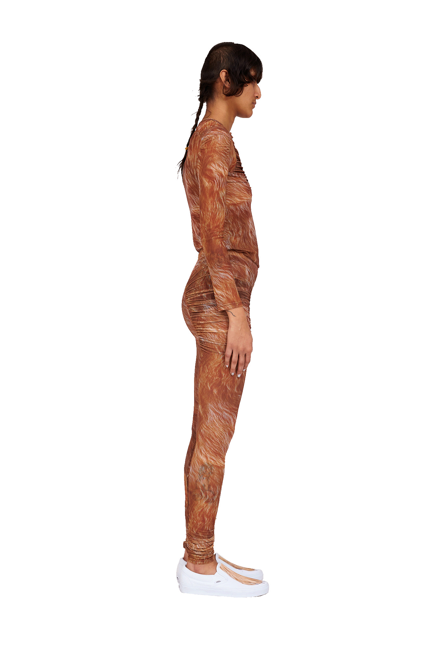 BROWN FUR PURR LEGGING - 6