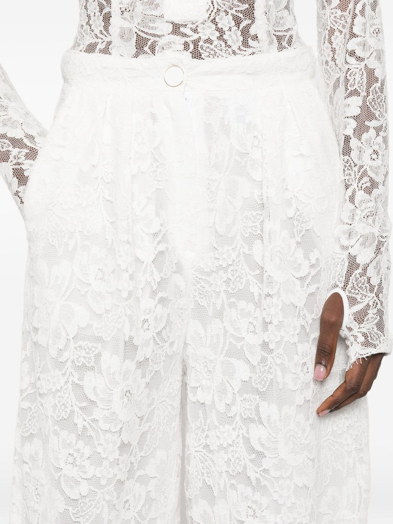 floral-print high-waist trousers 5
