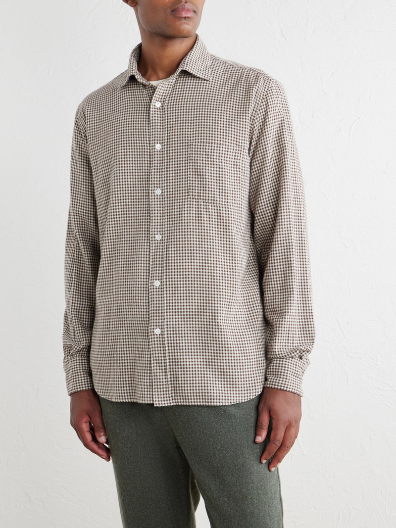 Paul Striped Cotton-Gabardine Shirt 3