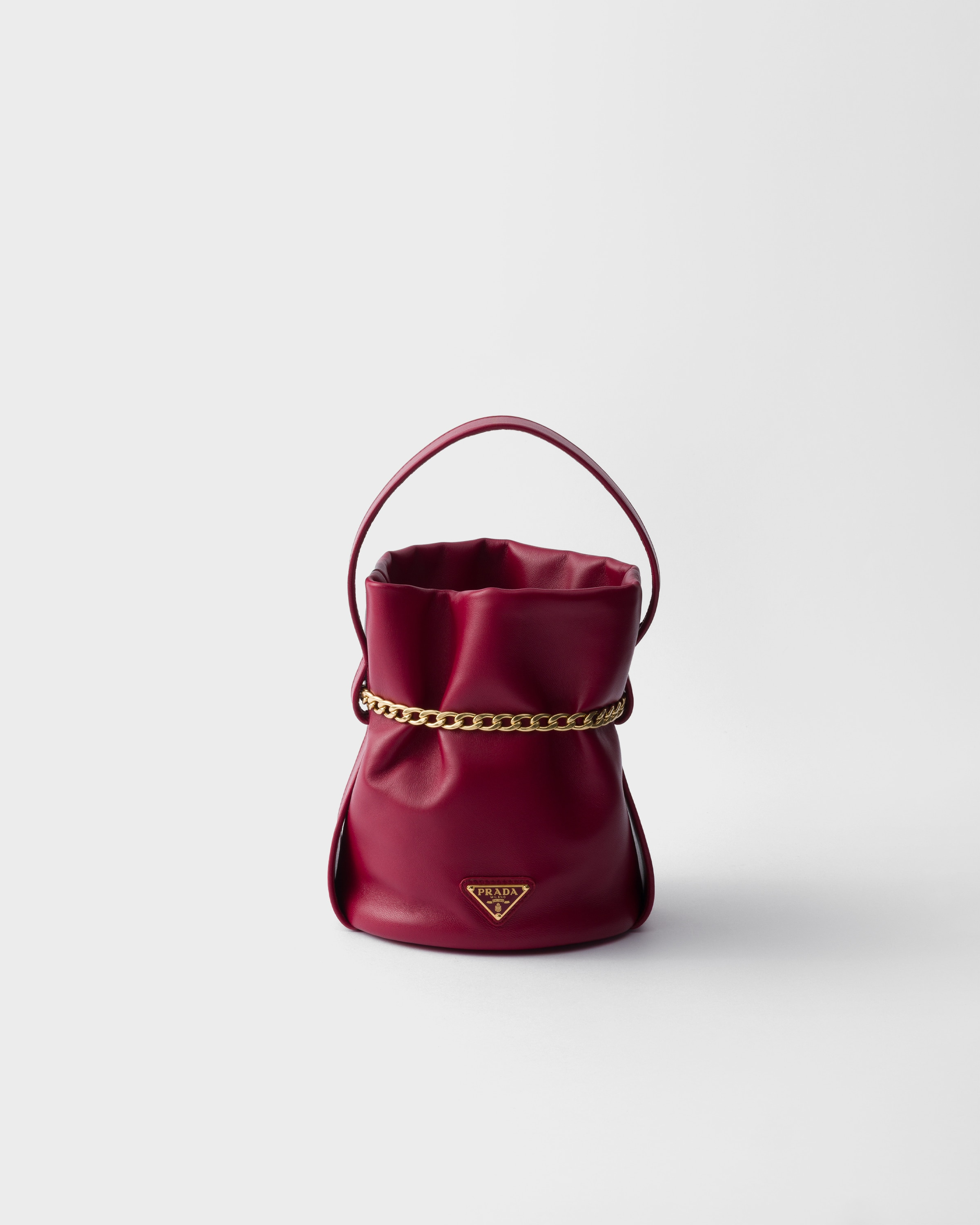 Petit Sac Noir nappa leather mini-bucket bag - 3