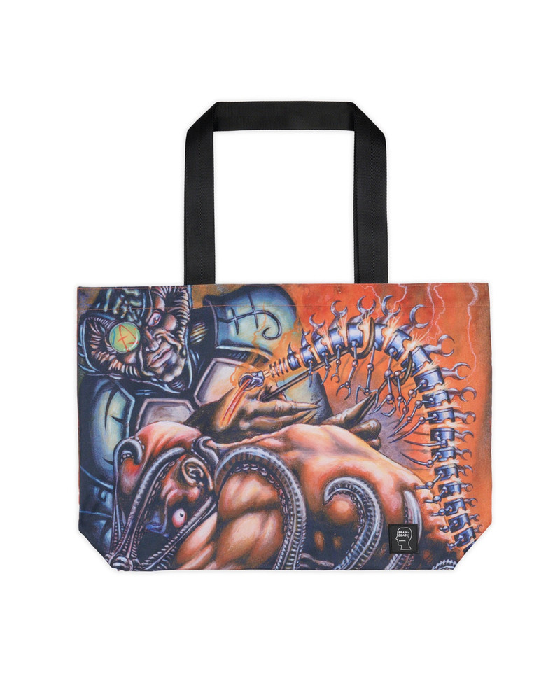 Brain Dead x Magic: The Gathering Spinal Graft Tote Bag - Orange 1