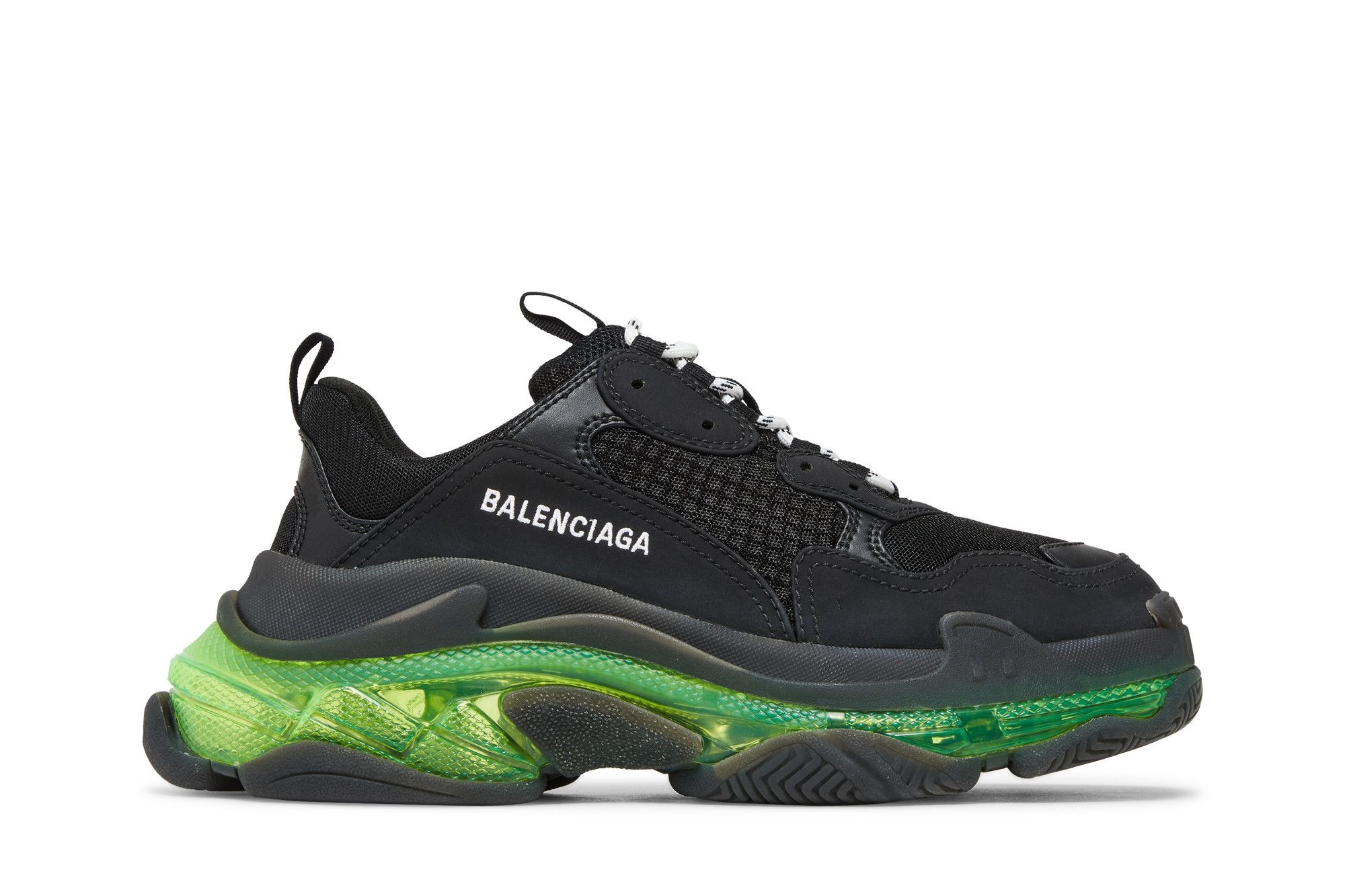 Balenciaga Wmns Triple S 'Black Yellow Fluo' - 1
