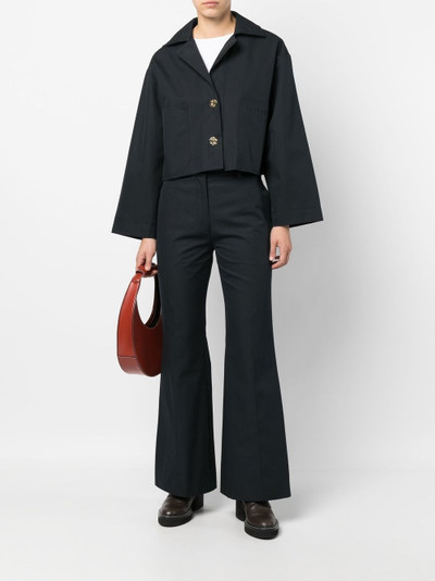 PATOU high-waisted flared trousers outlook