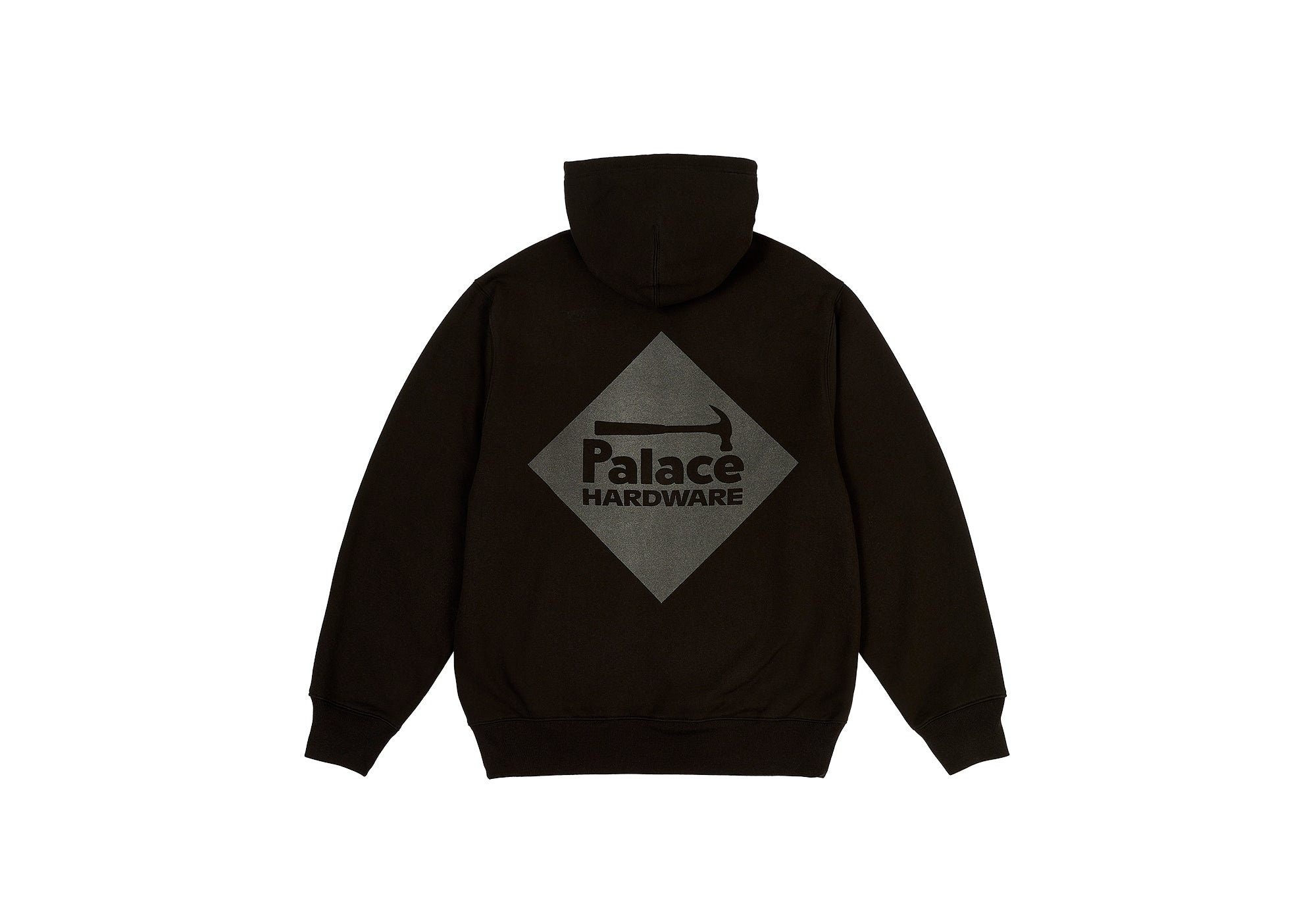 PALACE PALACE HARDWARE HOOD BLACK | REVERSIBLE