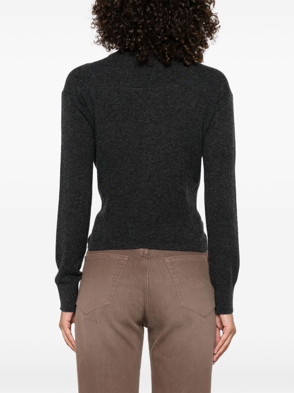 V-neck cardigan - 4
