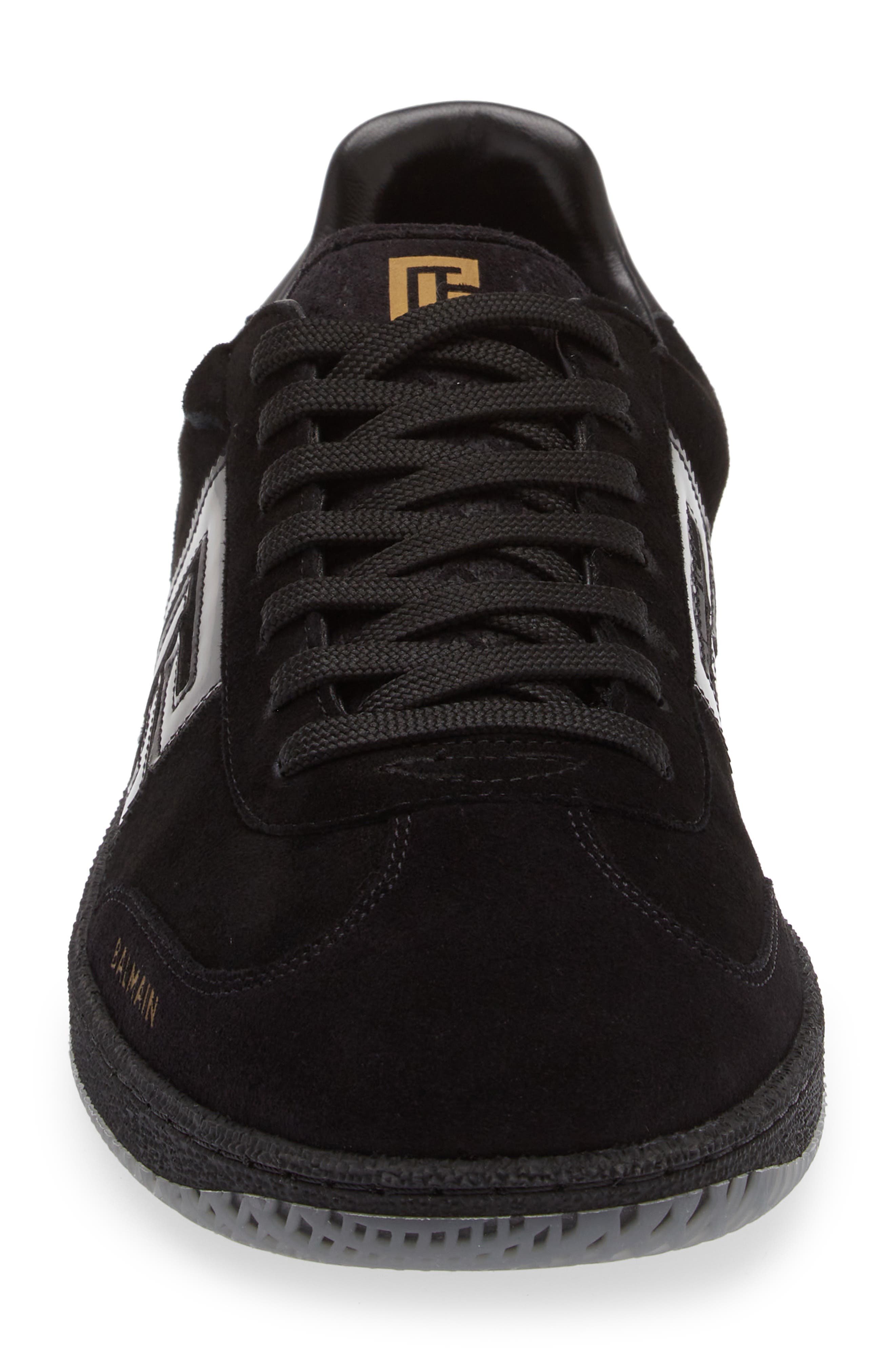 Balmain Swan Low Top Sneaker in Opa Black at Nordstrom - 5