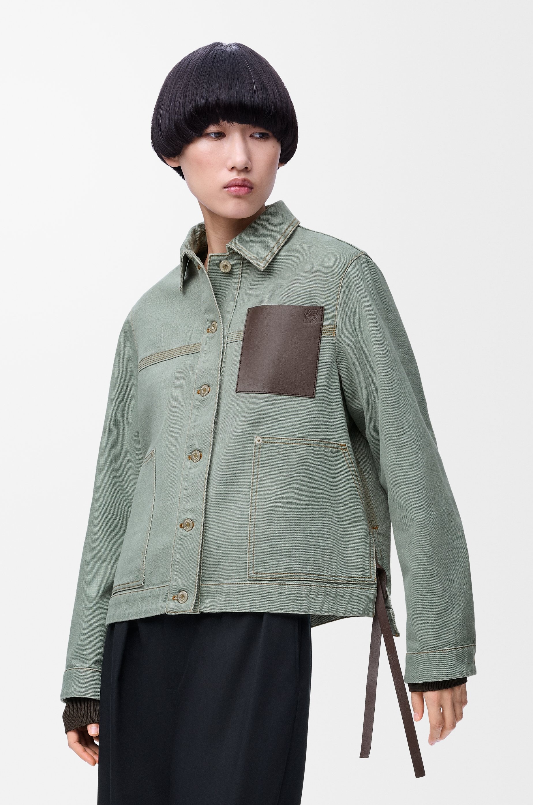 Workwear jacket in denim - 3