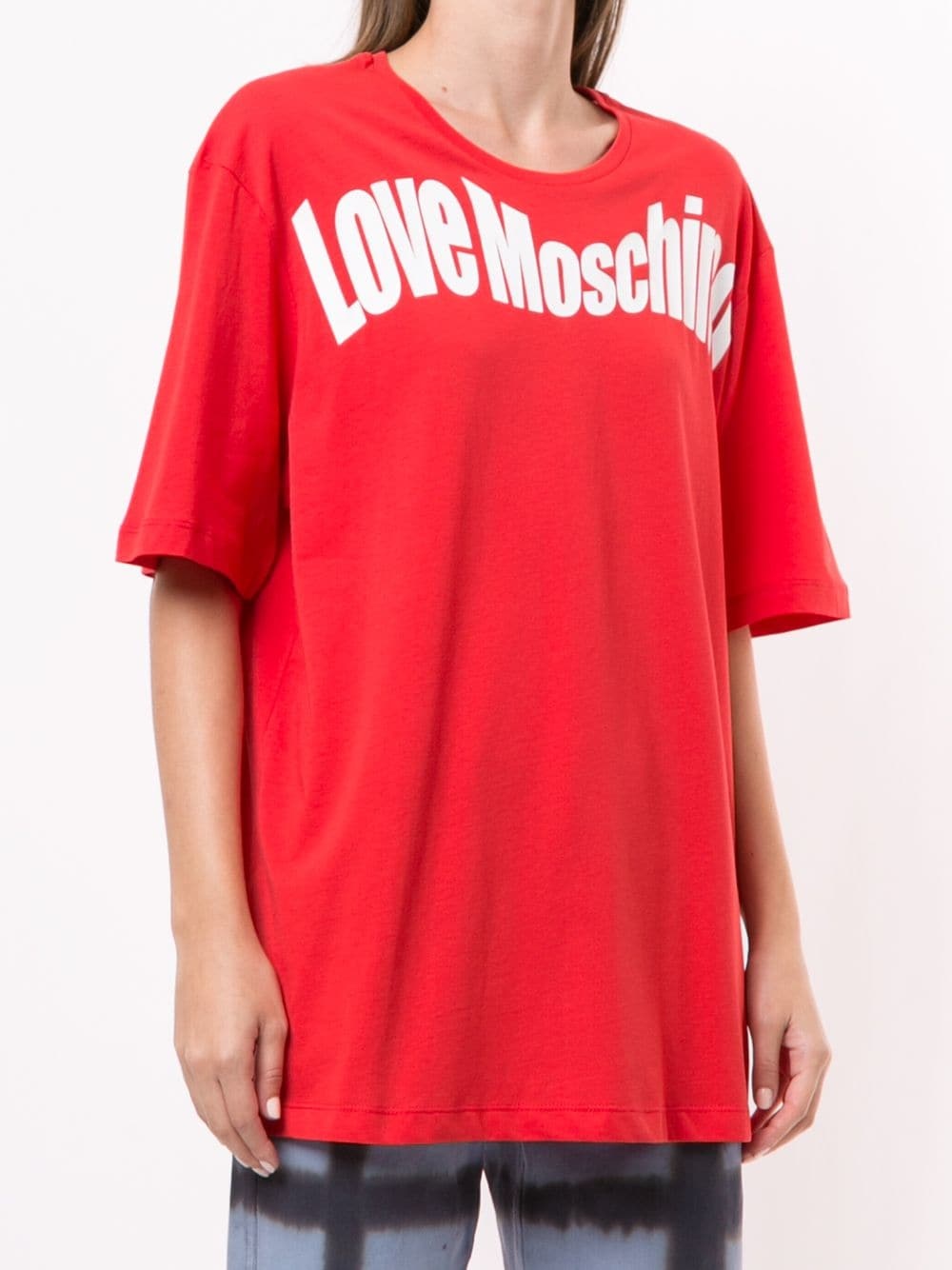 logo print T-shirt - 3