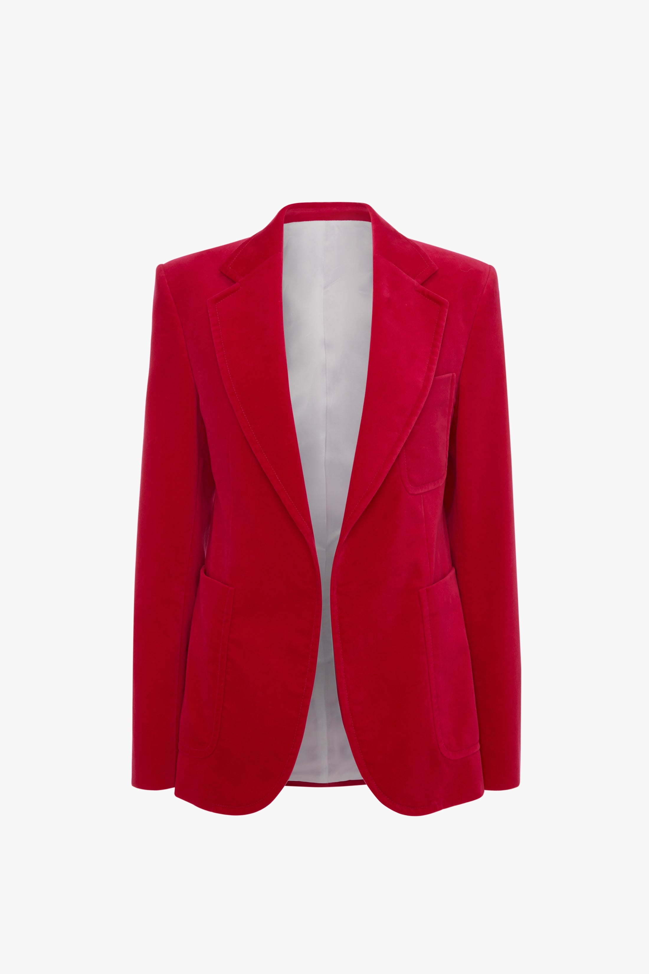 Patch Pocket Jacket in Hot Pink - 1