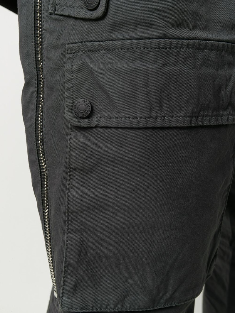 printed logo cargo trousers 5