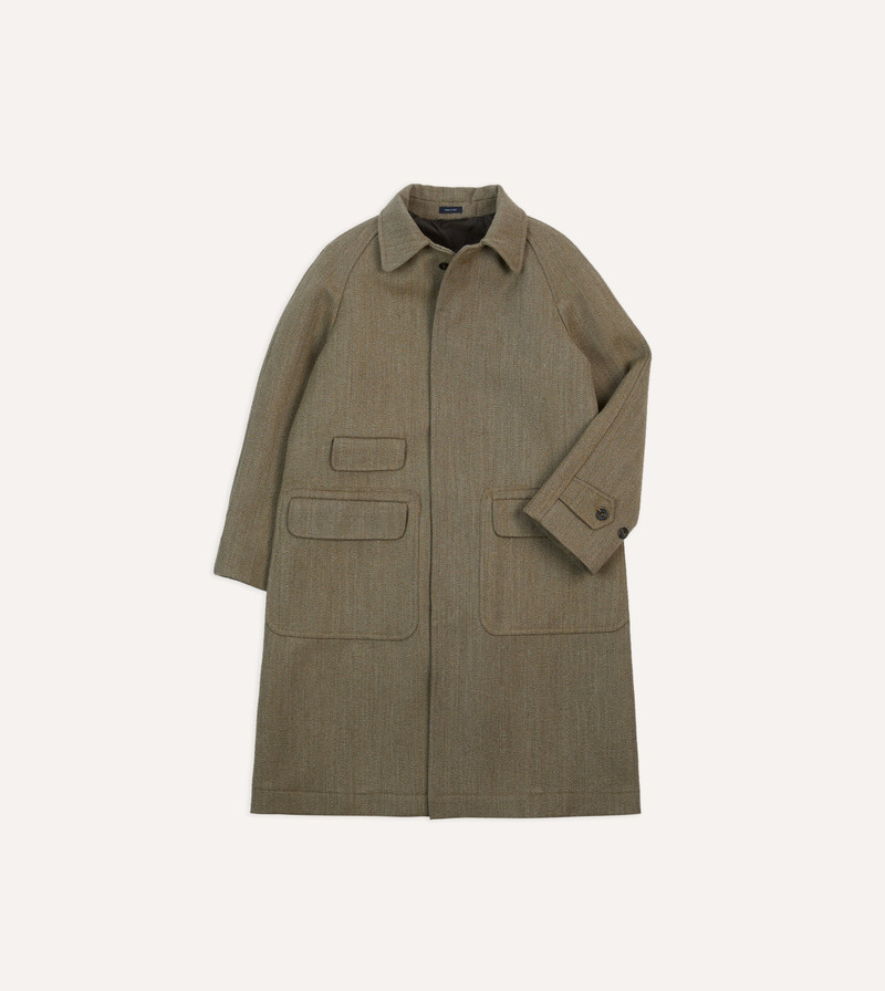 Lovat Keeper's Tweed Raglan Coat 1