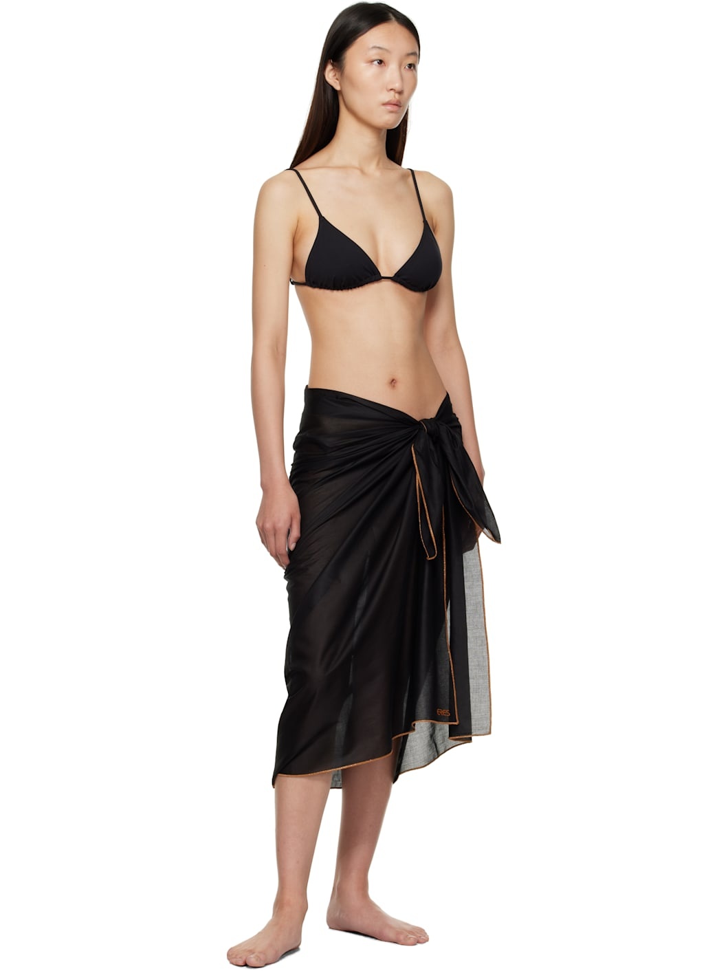 Black Cabine Lurex Cover-up - 4