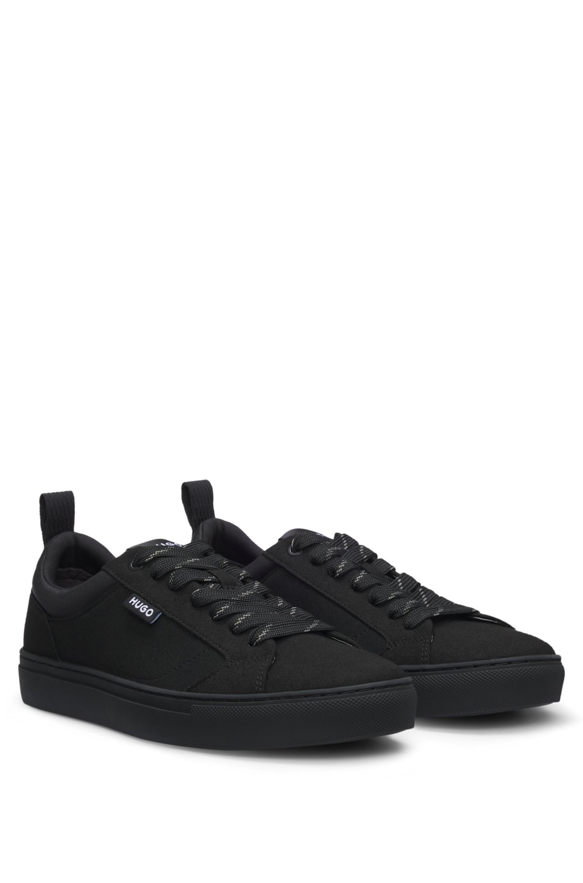 LOW-TOP TRAINERS IN FAUX SUEDE - 2