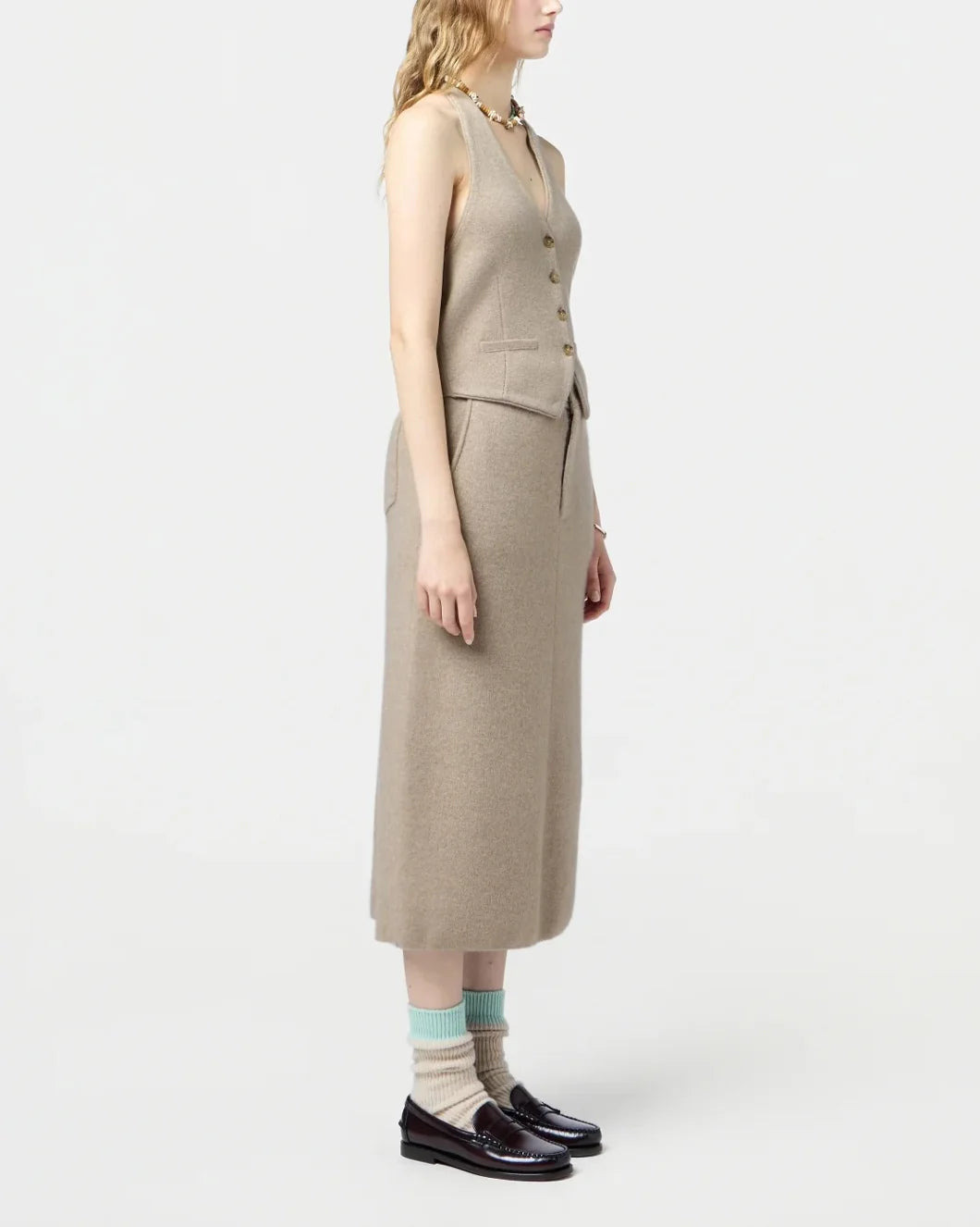 TAILORED HALTER VEST - 3