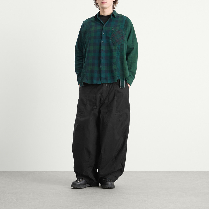 NEEDLES Needles 7 Cuts Over Dyed Flannel Shirt outlook