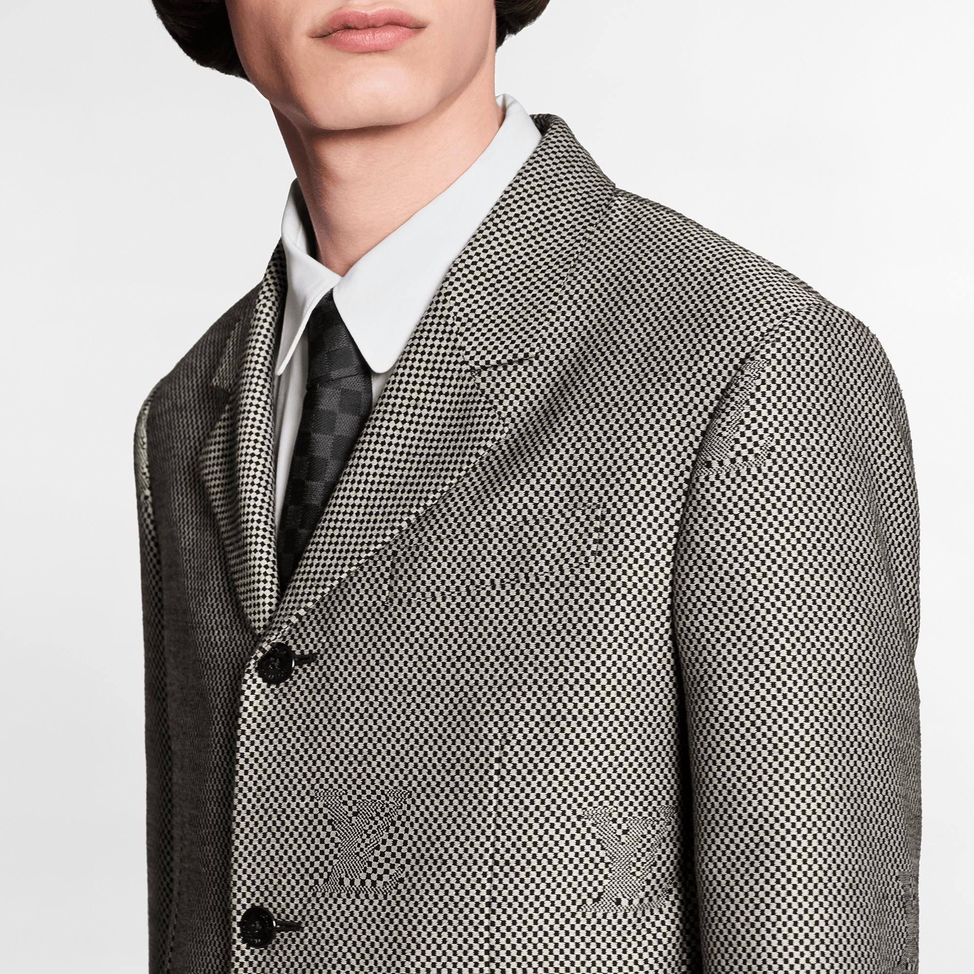 Micro Damier 3-Button Jacket - 3