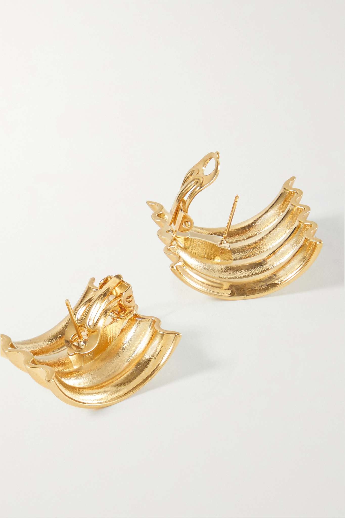 Julius gold-plated earrings - 3