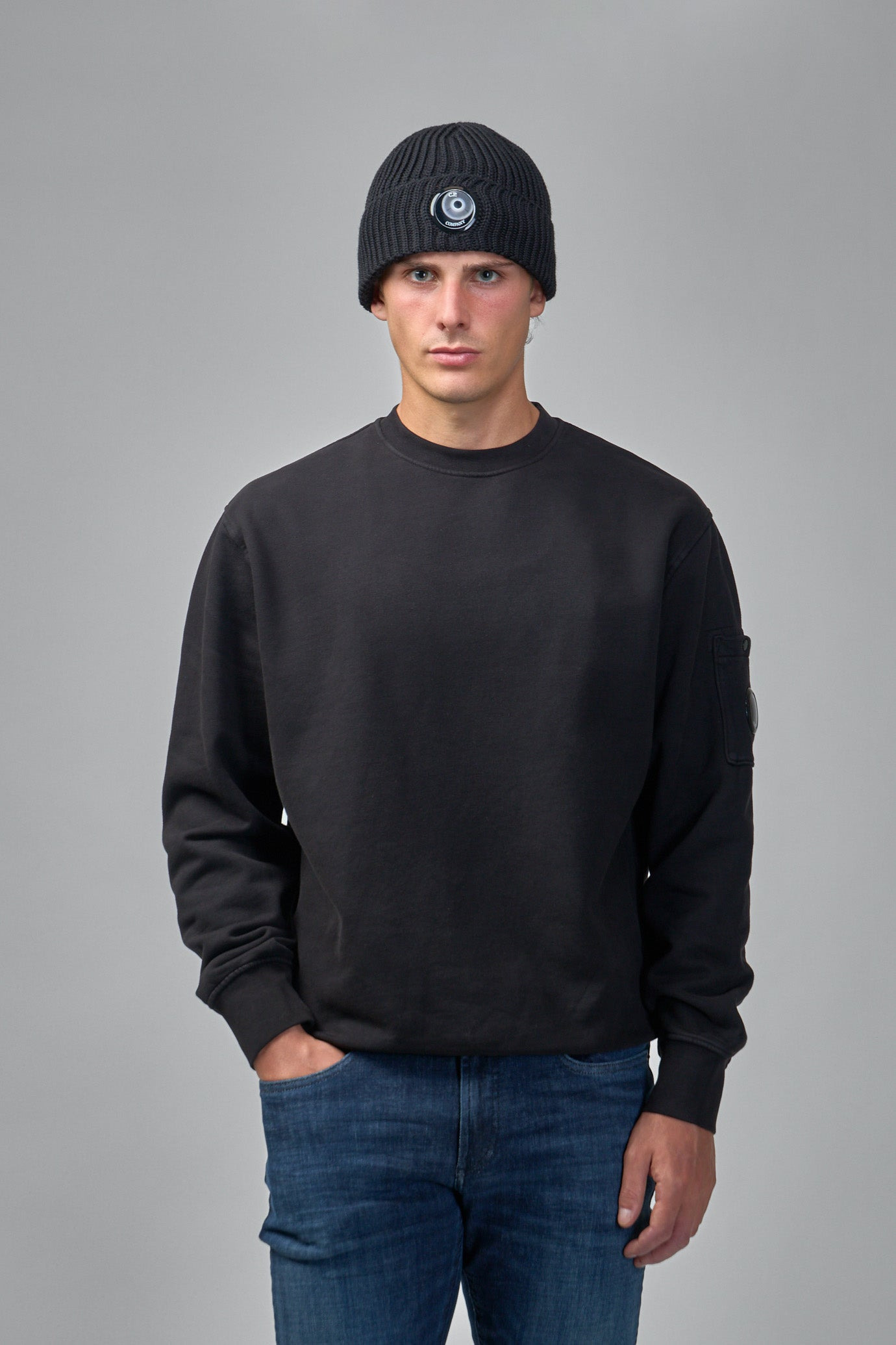 Crew Neck Sweatshirt - 1