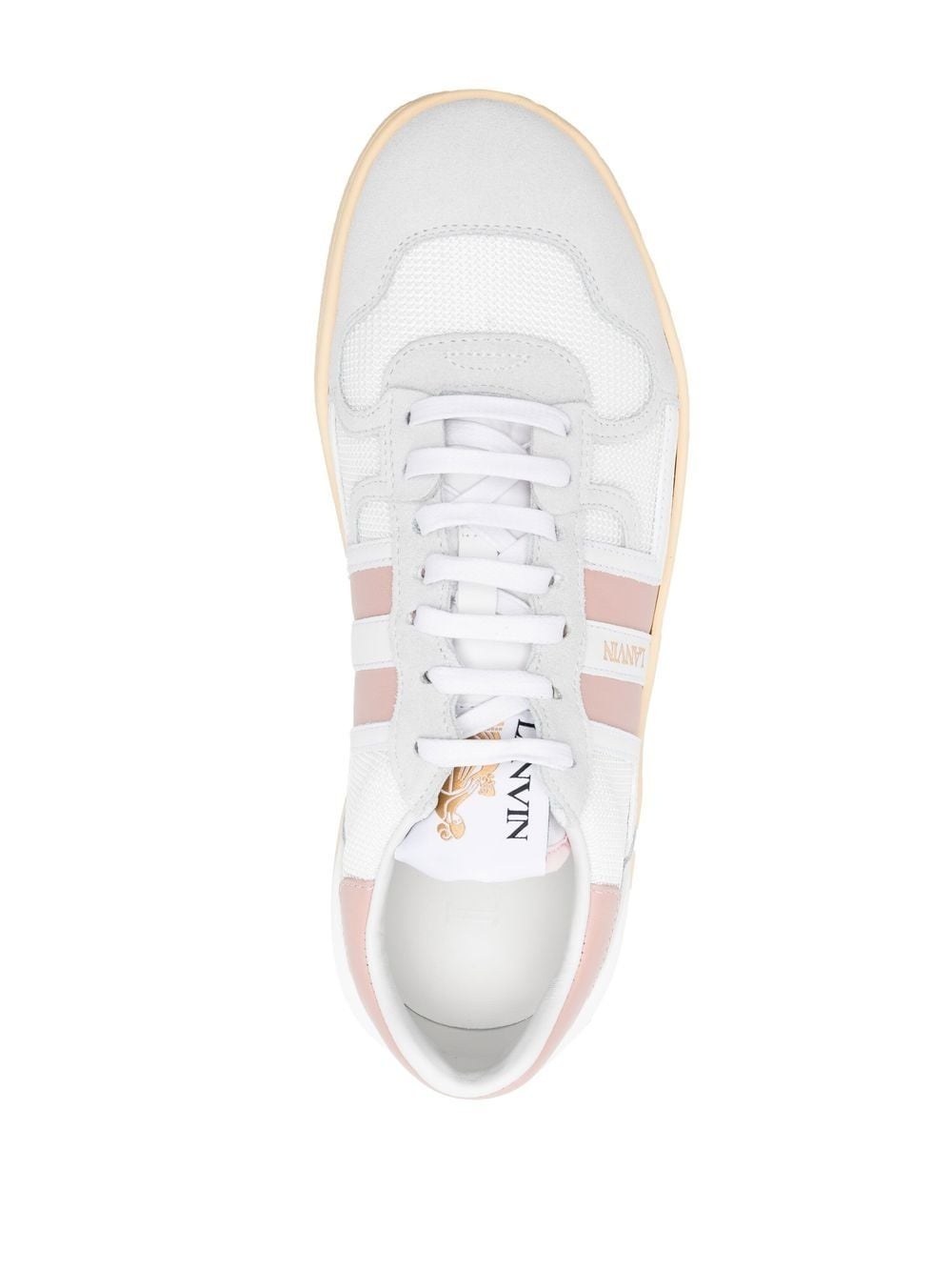 Clay panelled low-top sneakers - 4