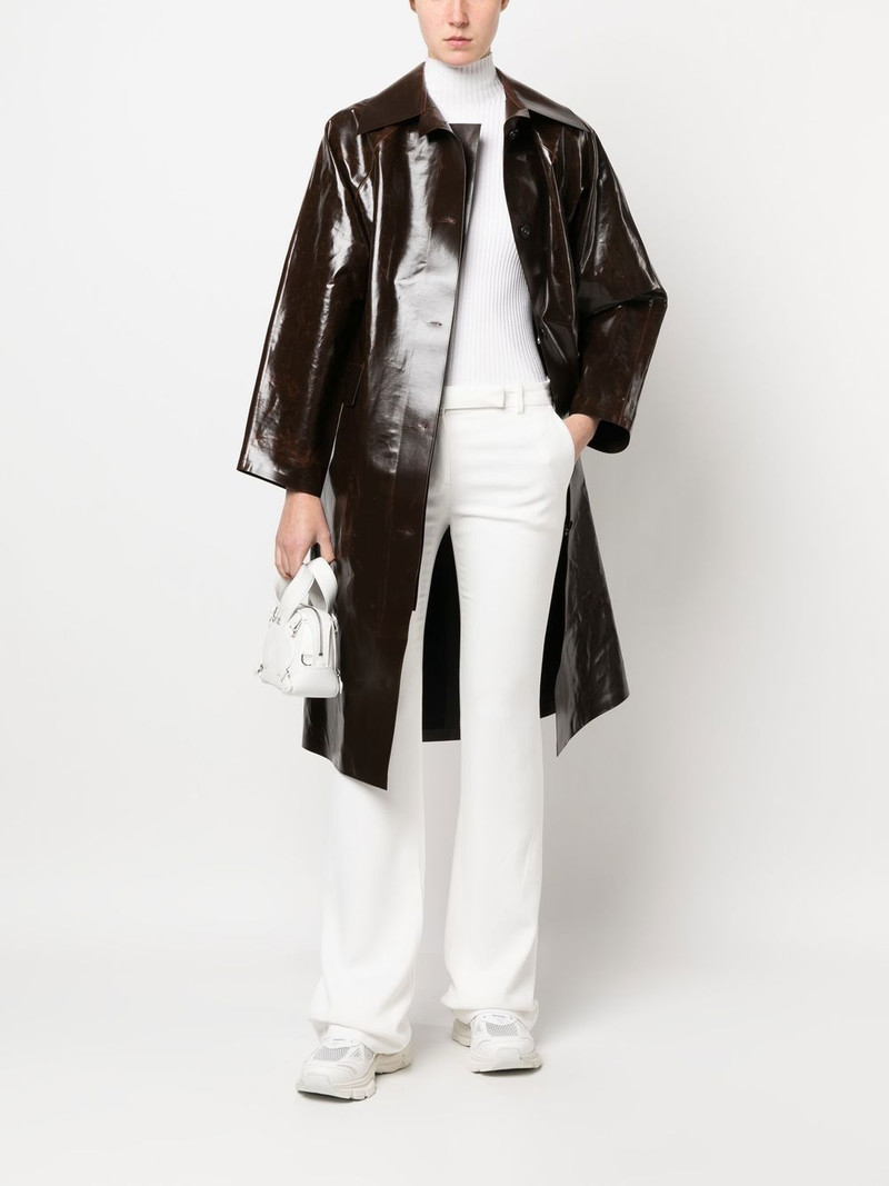 KASSL Editions Skai polished mid coat outlook