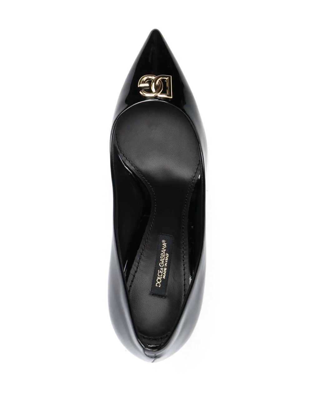 DG plaque point-toe pumps - 4