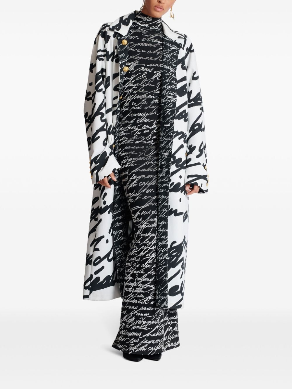 Love Letter reversible coat - 2