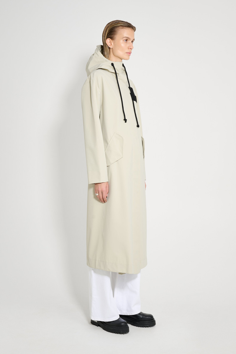Stutterheim Chatham Matte Raincoat Pelican outlook