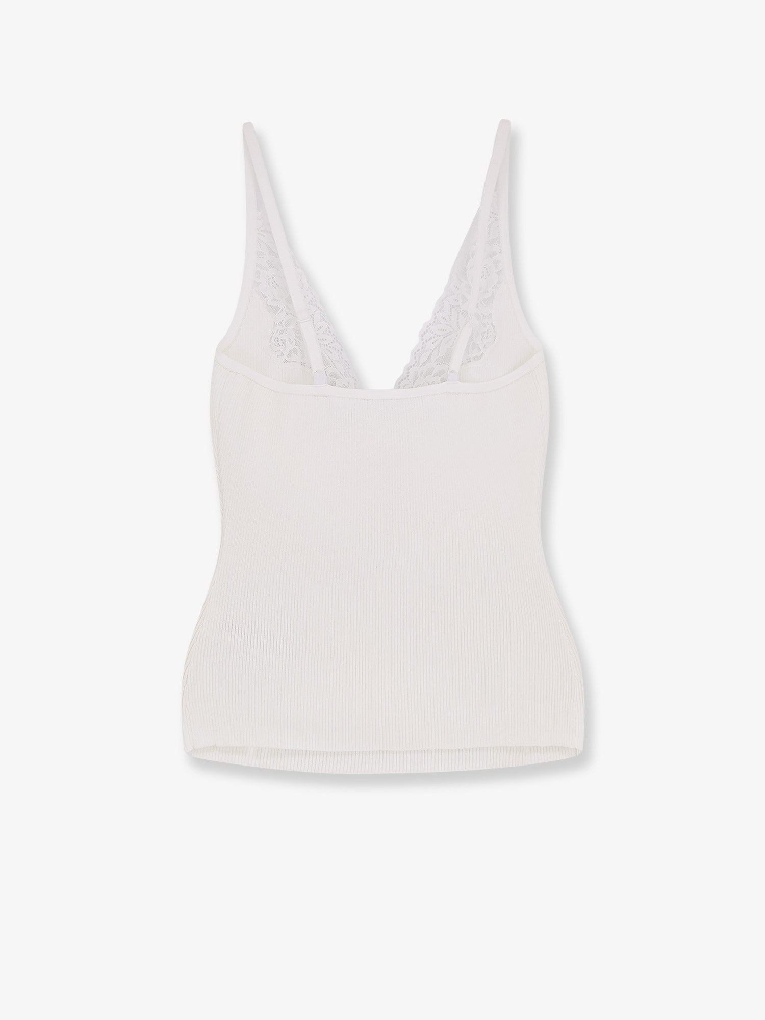Viscose Top With Lace Inserts - 4