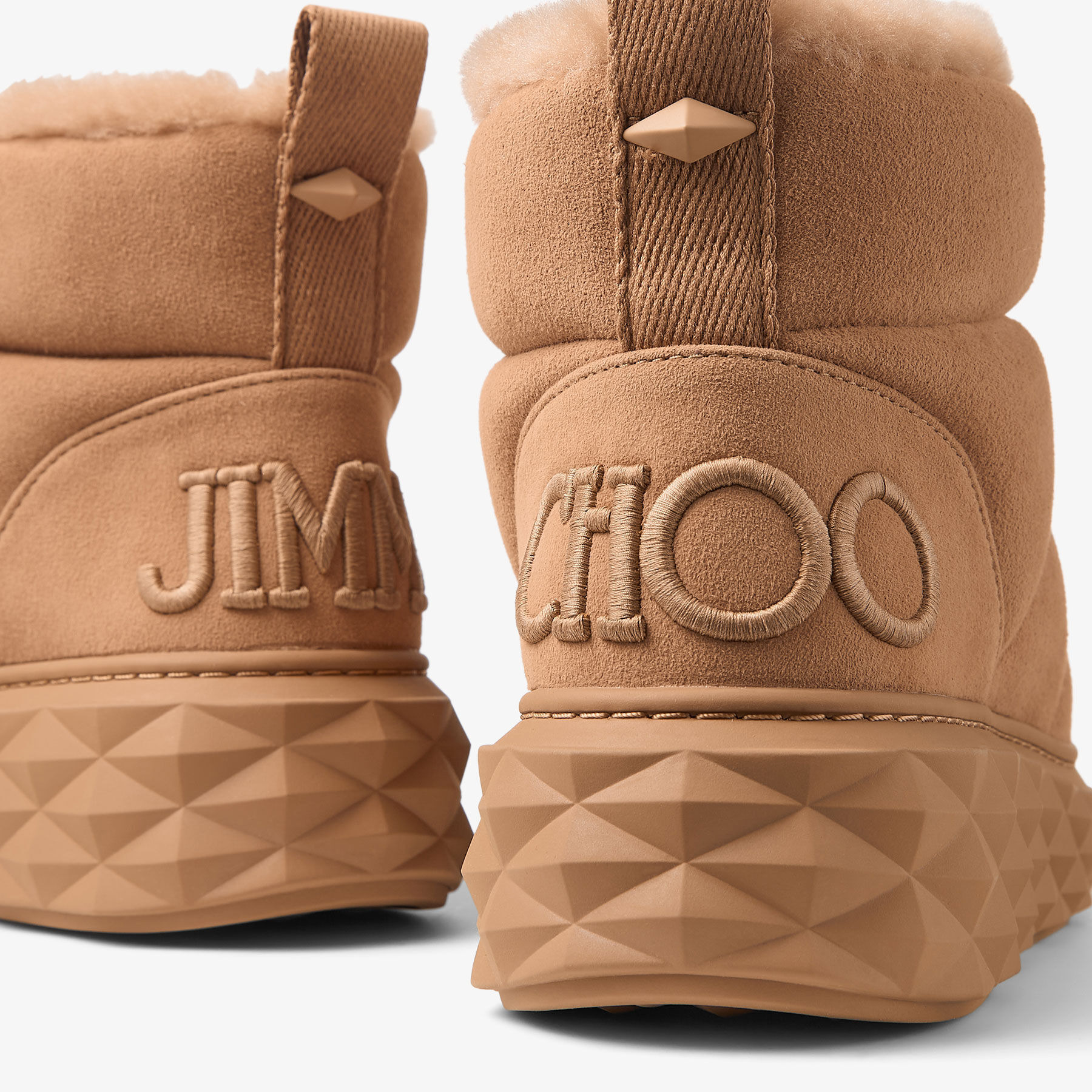 Xan
Toffee Suede Ankle Boots with Shearling - 3