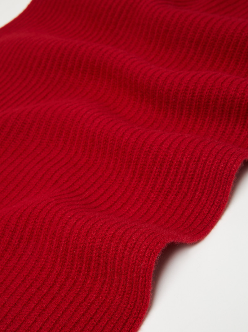 STRESA Rib-knit cashmere scarf 3