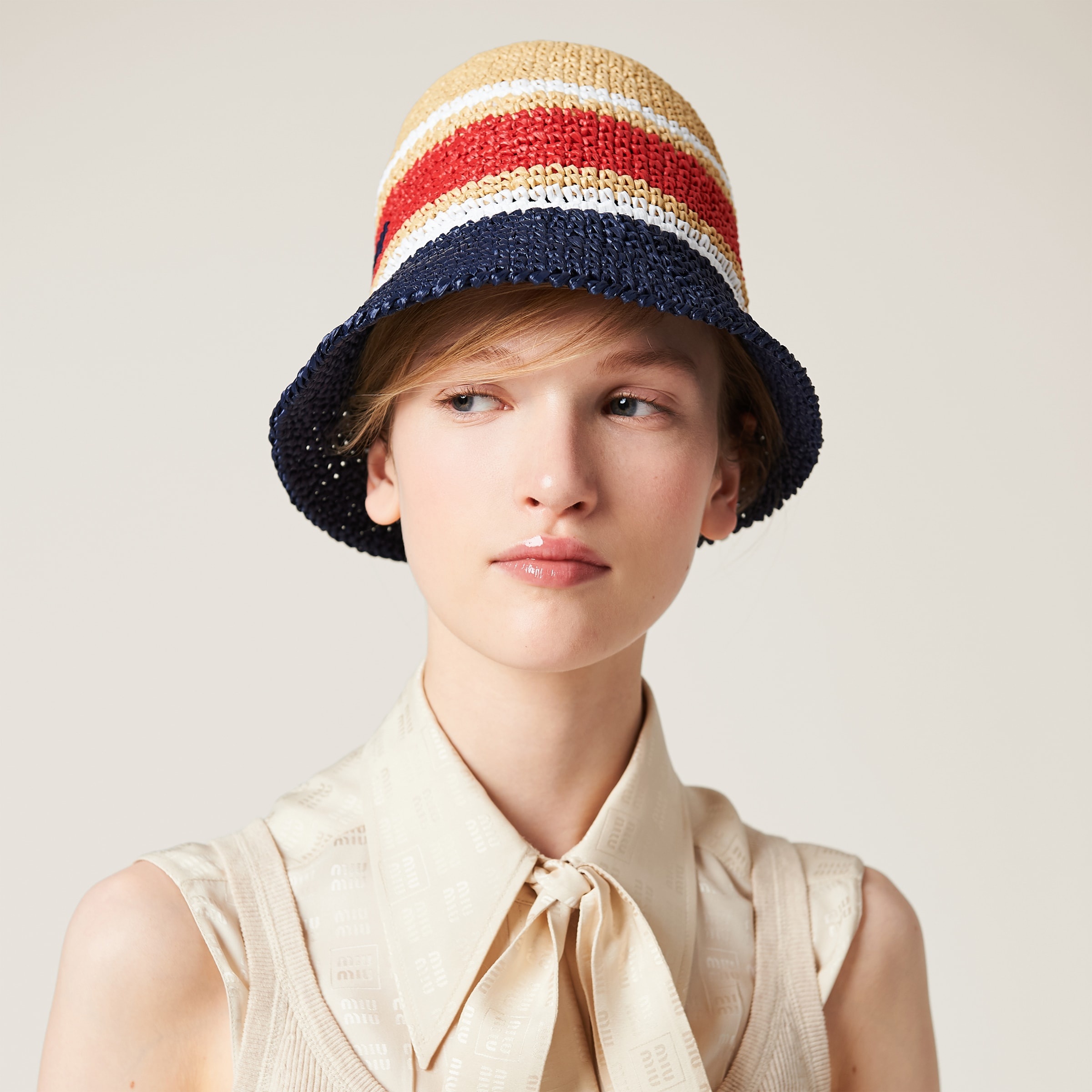 Viscose raffia hat - 1