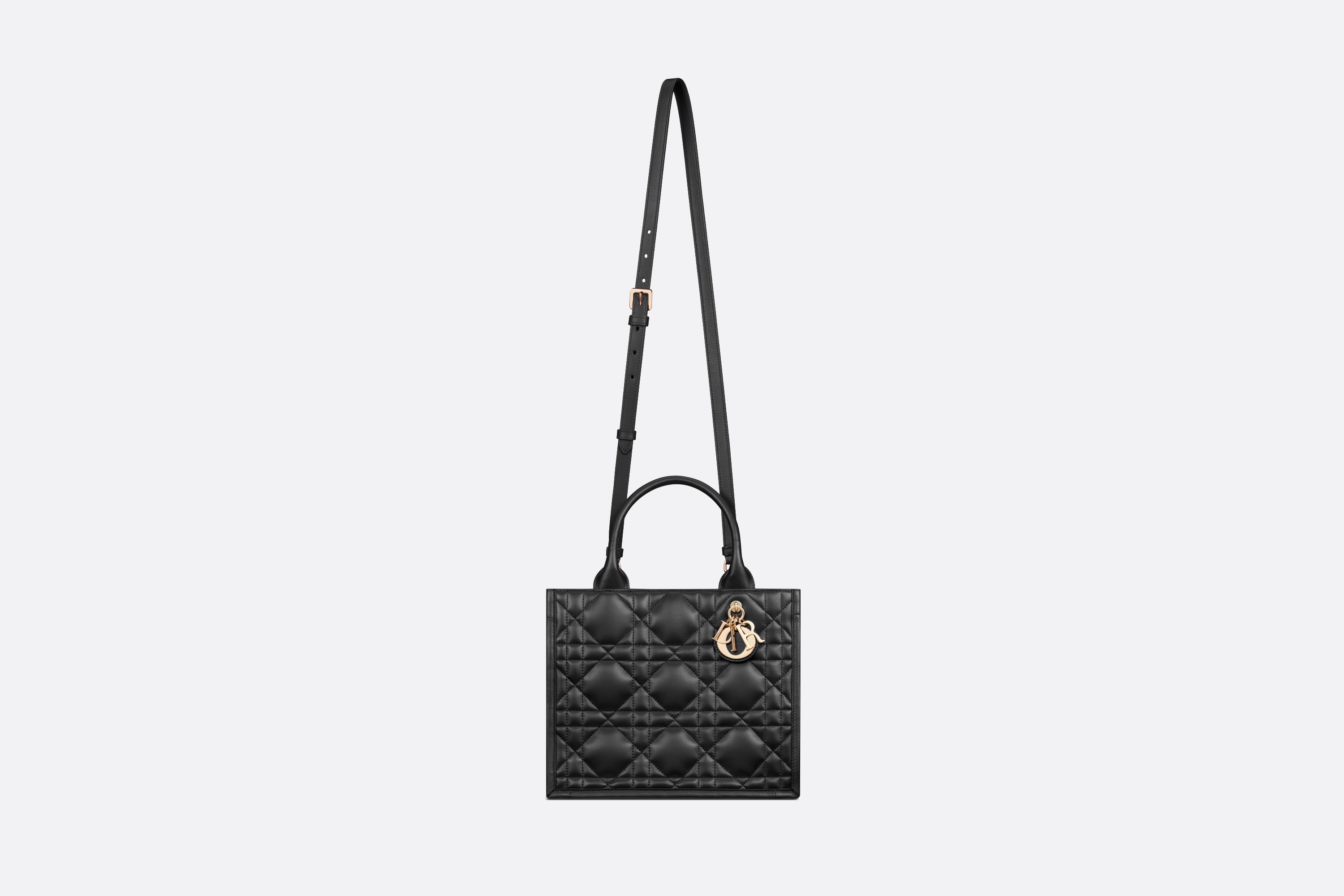 【オールブラックが上品★】Dior Book Tote バッグ スモール ブラック（黒）系 Dior BOOK TOTE(ディオール ブックトート