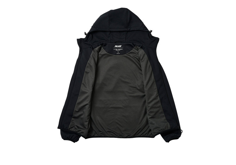 PALACE P-TEC FLEECE JACKET BLACK outlook