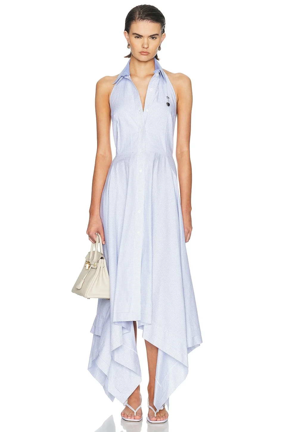 Bunny Ear Tie Handkerchief Dress - 1