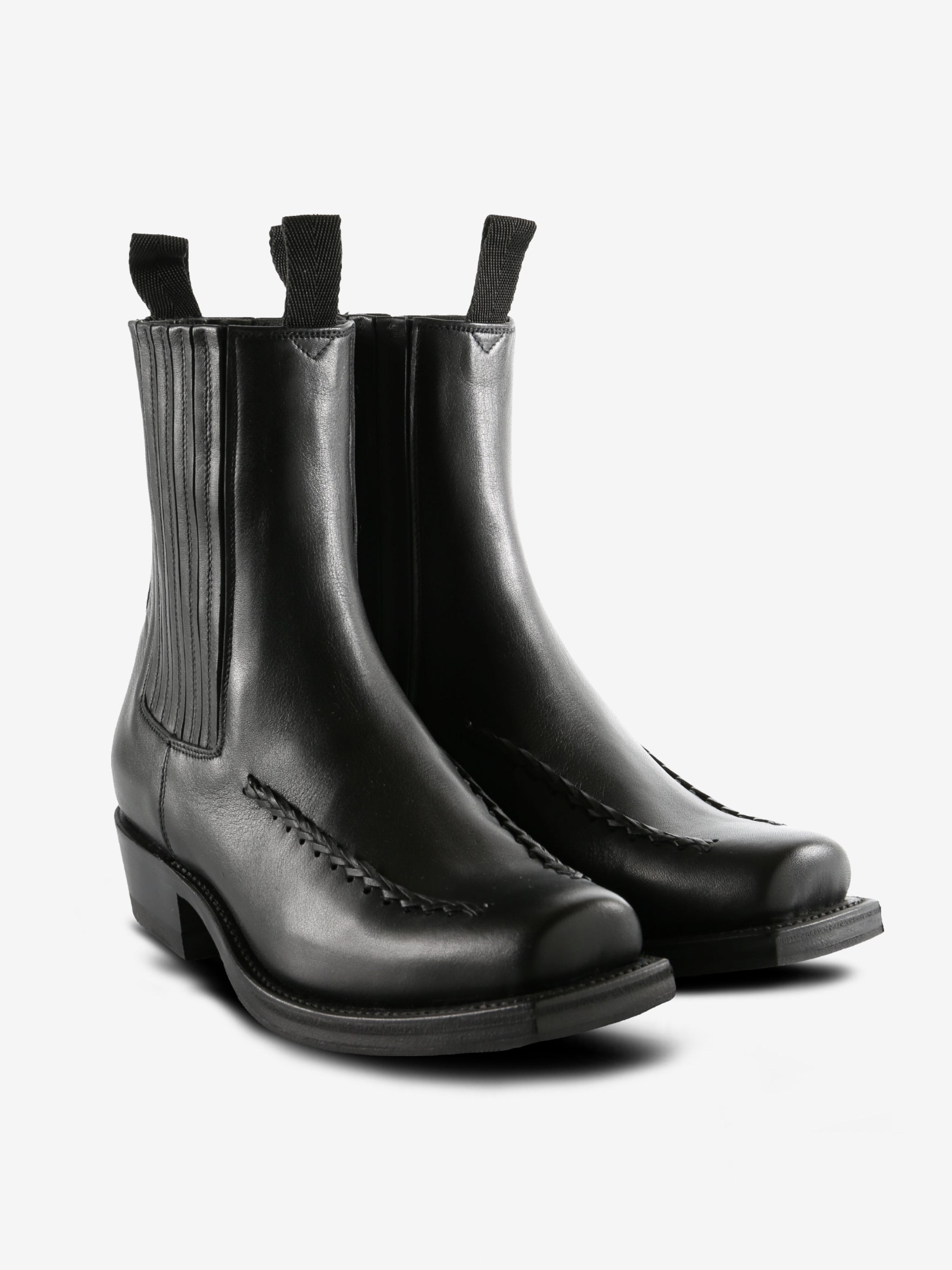 HEREU - Women Square-Toe Chelsea Boots - 2