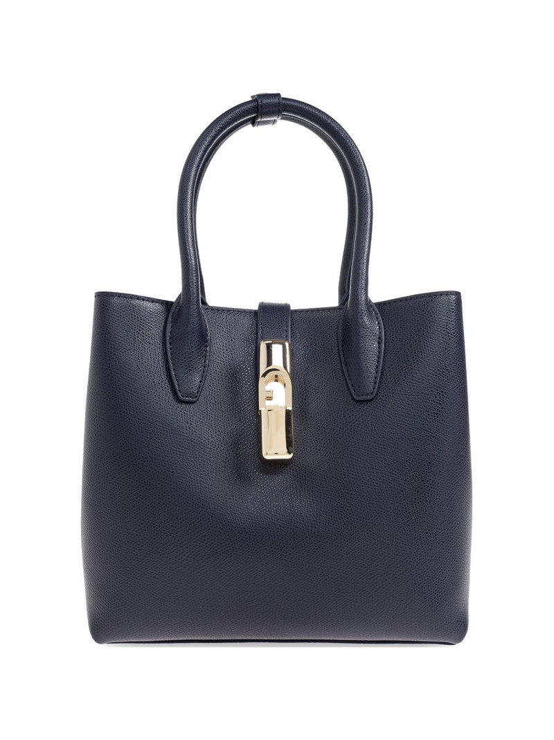 top-handle lock tote bag 1