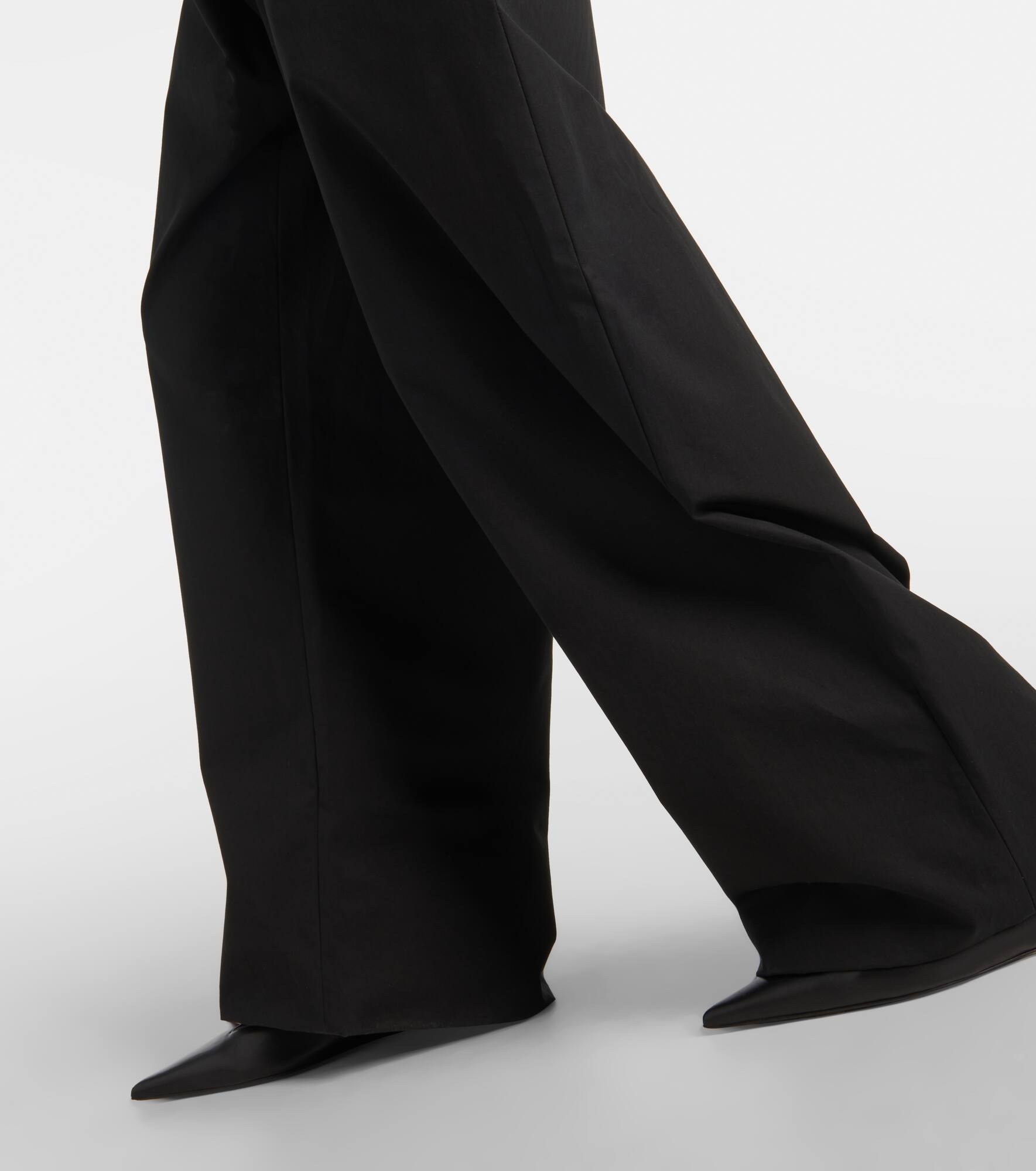 Dayne cotton wide-leg pants - 4