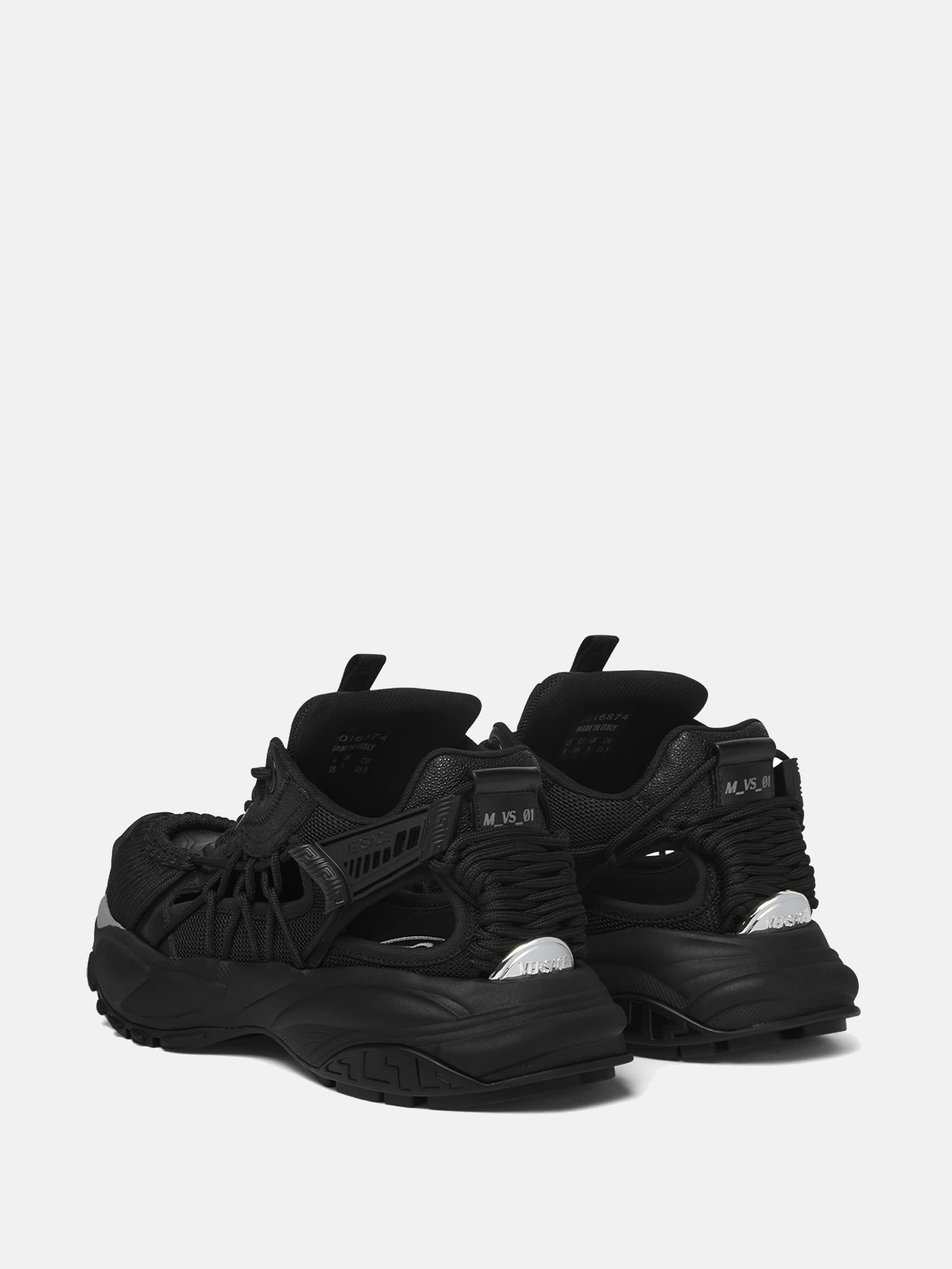 VERSACE - Women Calf Leather Low Top - 3