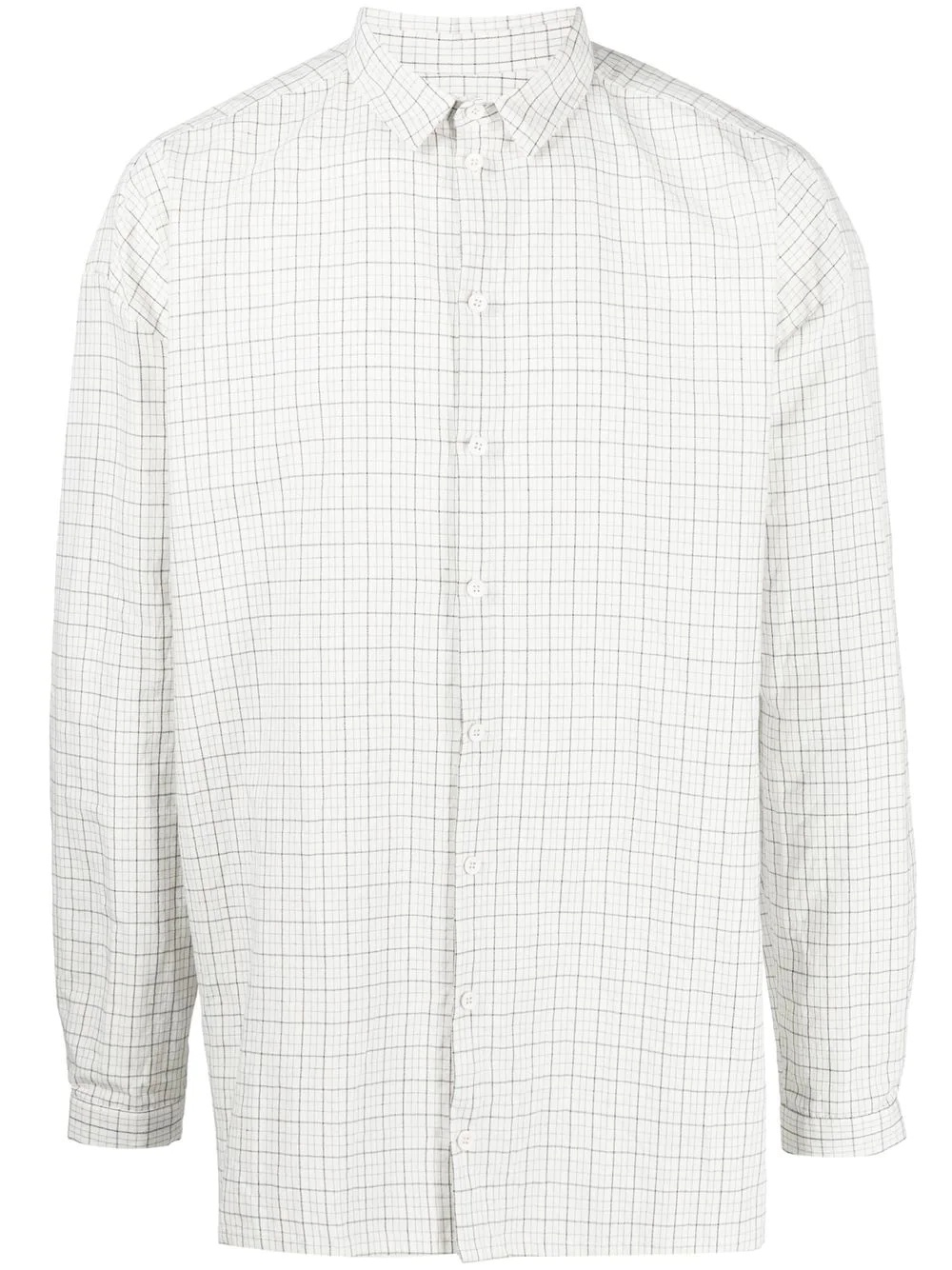 Draughtsman check-print shirt - 1