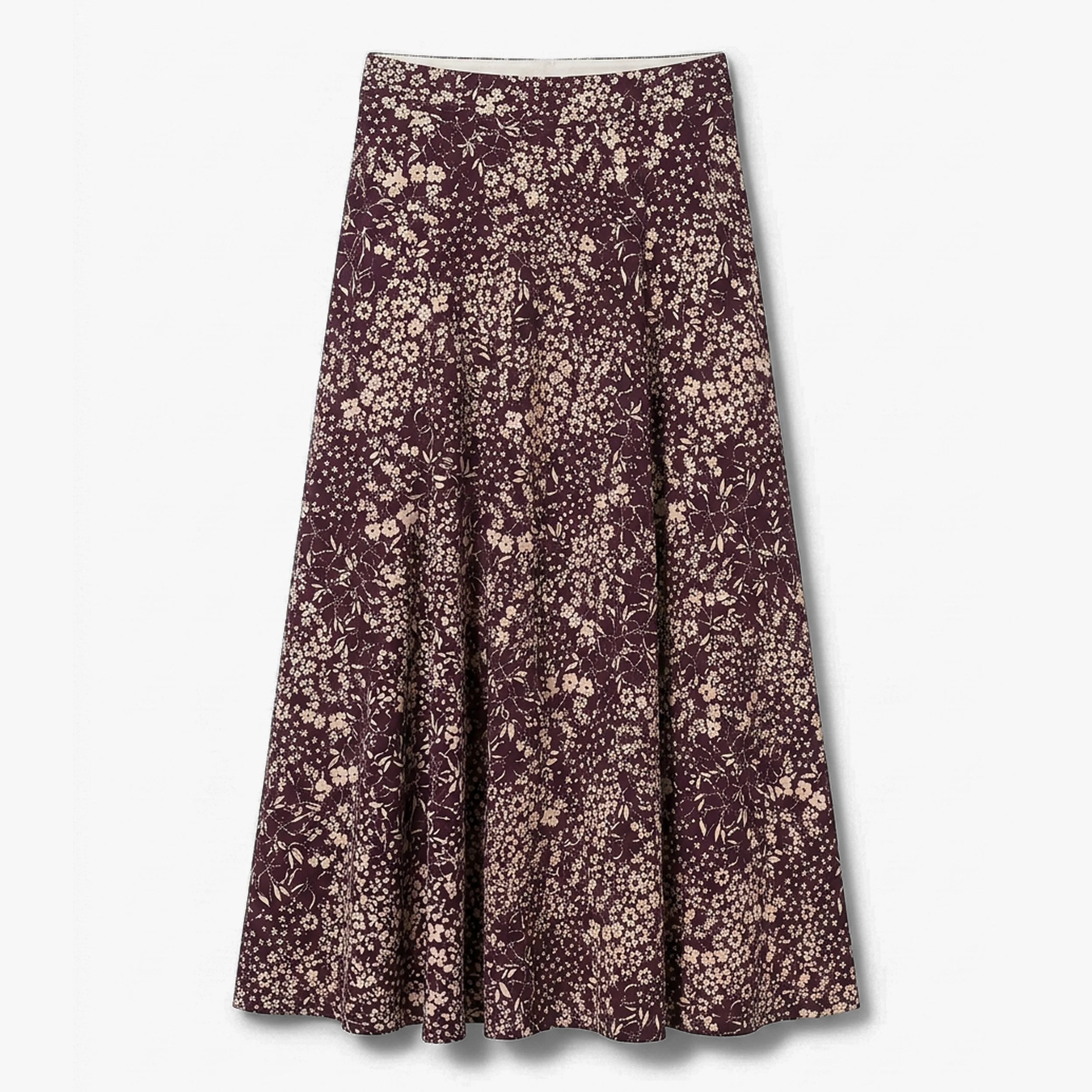 Ara Midi Skirt - Light Printed Jersey - 1