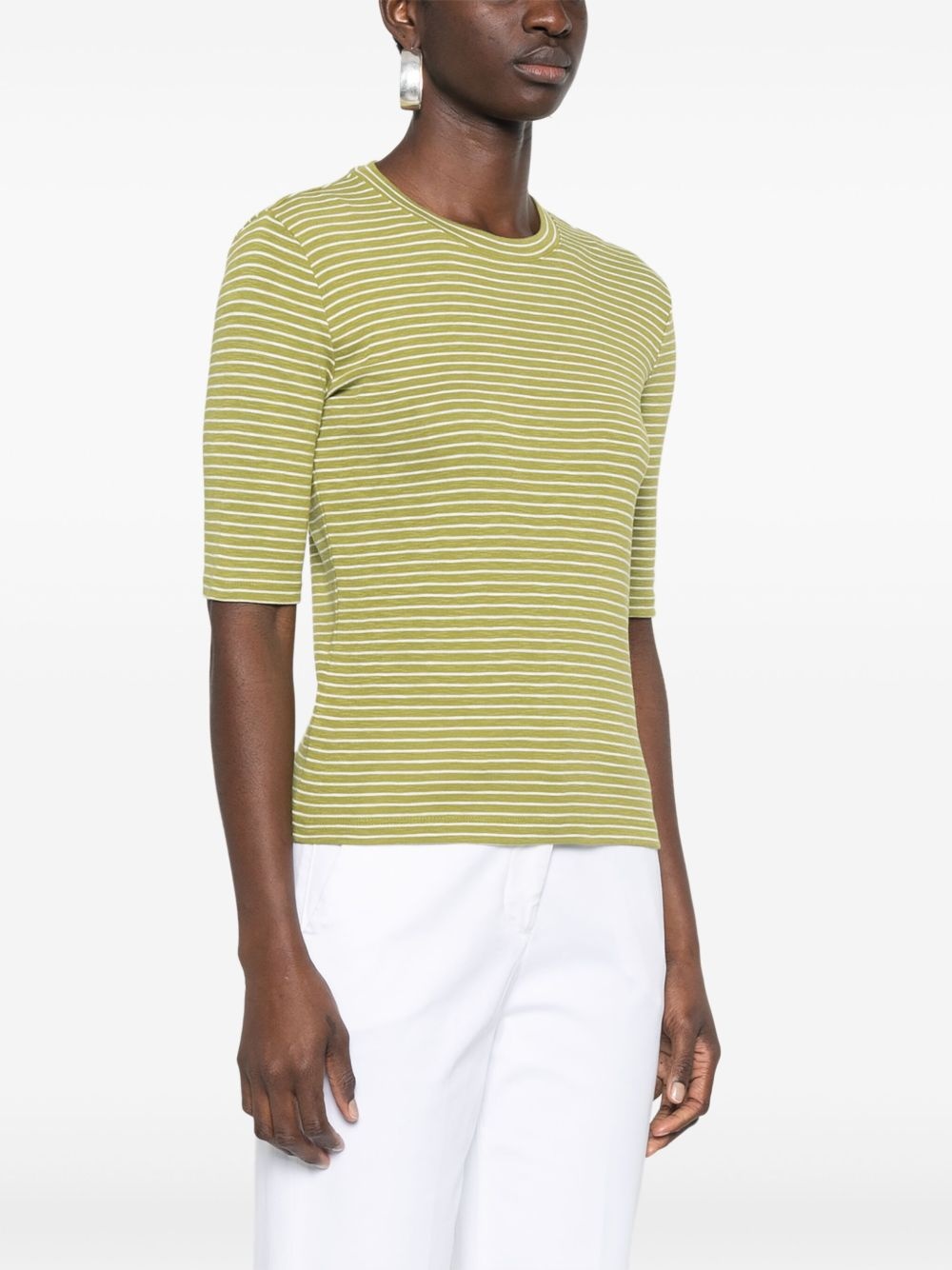 striped T-shirt - 3