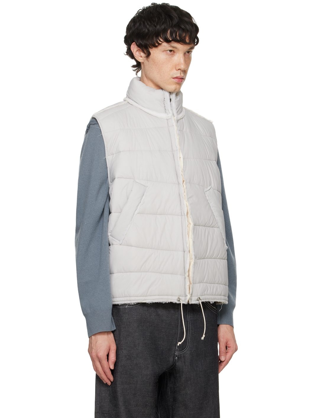 Gray Body Warmer Vest - 2